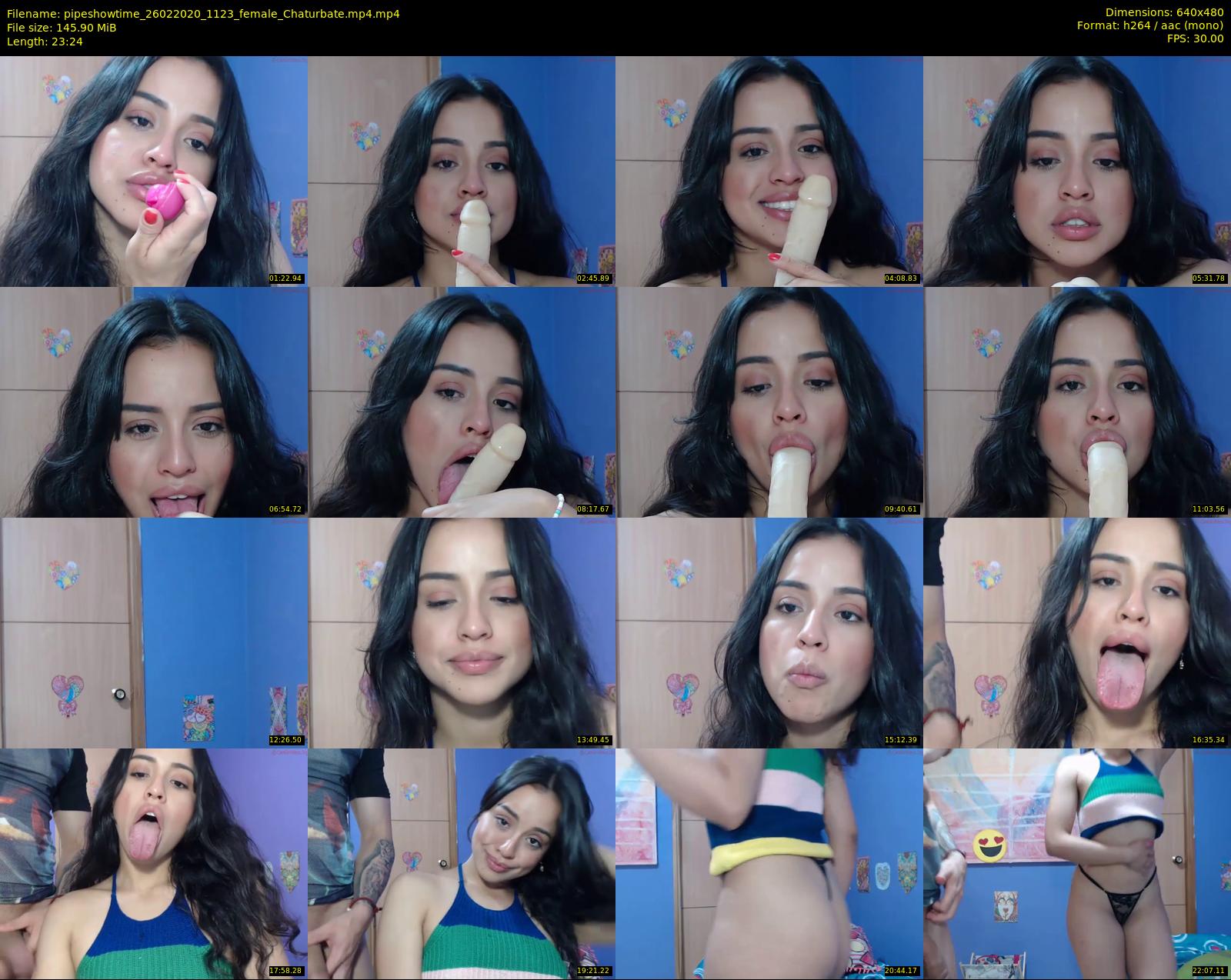 pipeshowtime — 24 minute Chaturbate couple cam show recording, 480p, Feb 26, 2020