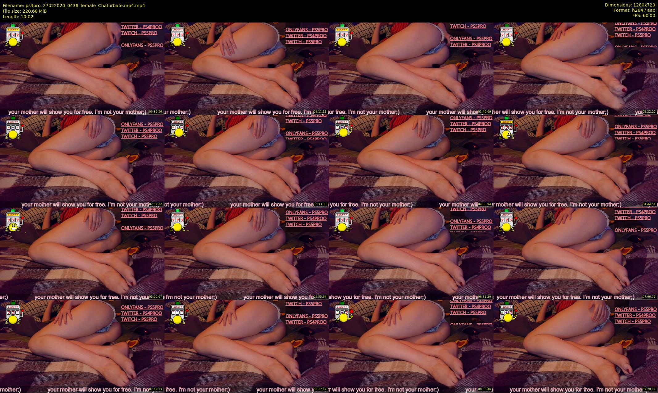 ps4pro — 11 minute Chaturbate female cam show recording, 720p, Feb 27, 2020