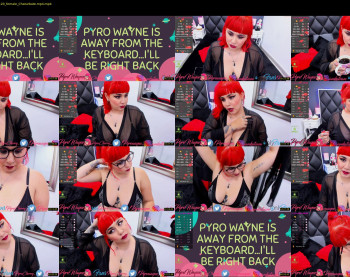 pyrowayne — 54 minute Chaturbate female cam show recording, 720p, Feb 27, 2020