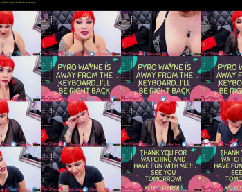pyrowayne — 37 minute Chaturbate female cam show recording, 720p, Feb 27, 2020