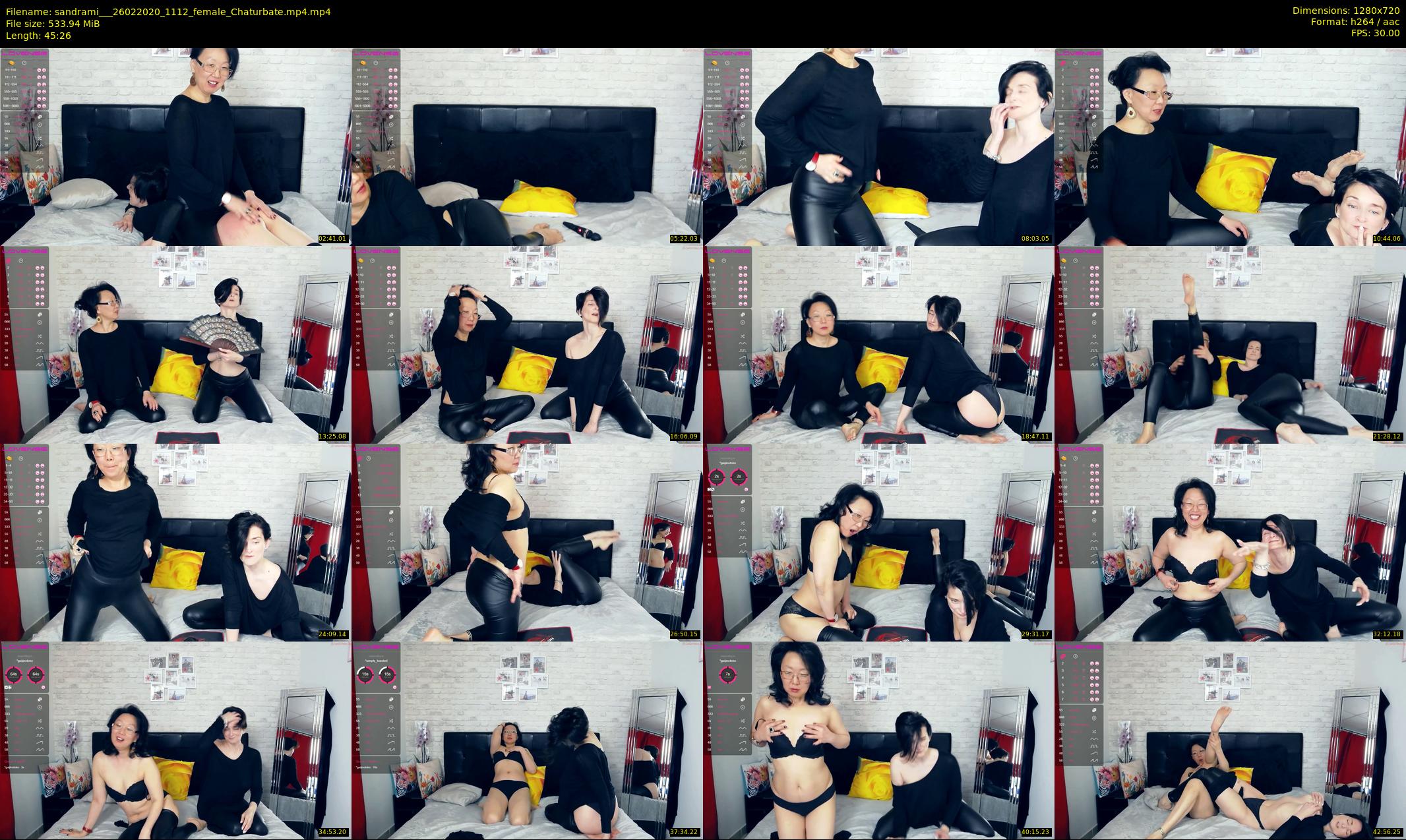 sandrami__ — 46 minute Chaturbate female cam show recording, 720p, Feb 26, 2020