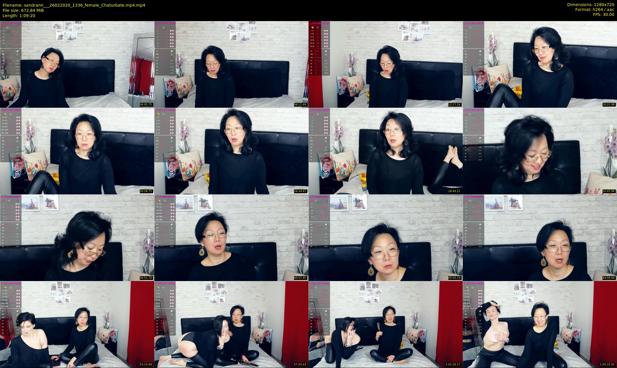 sandrami__ — 70 minute Chaturbate female cam show recording, 720p, Feb 26, 2020