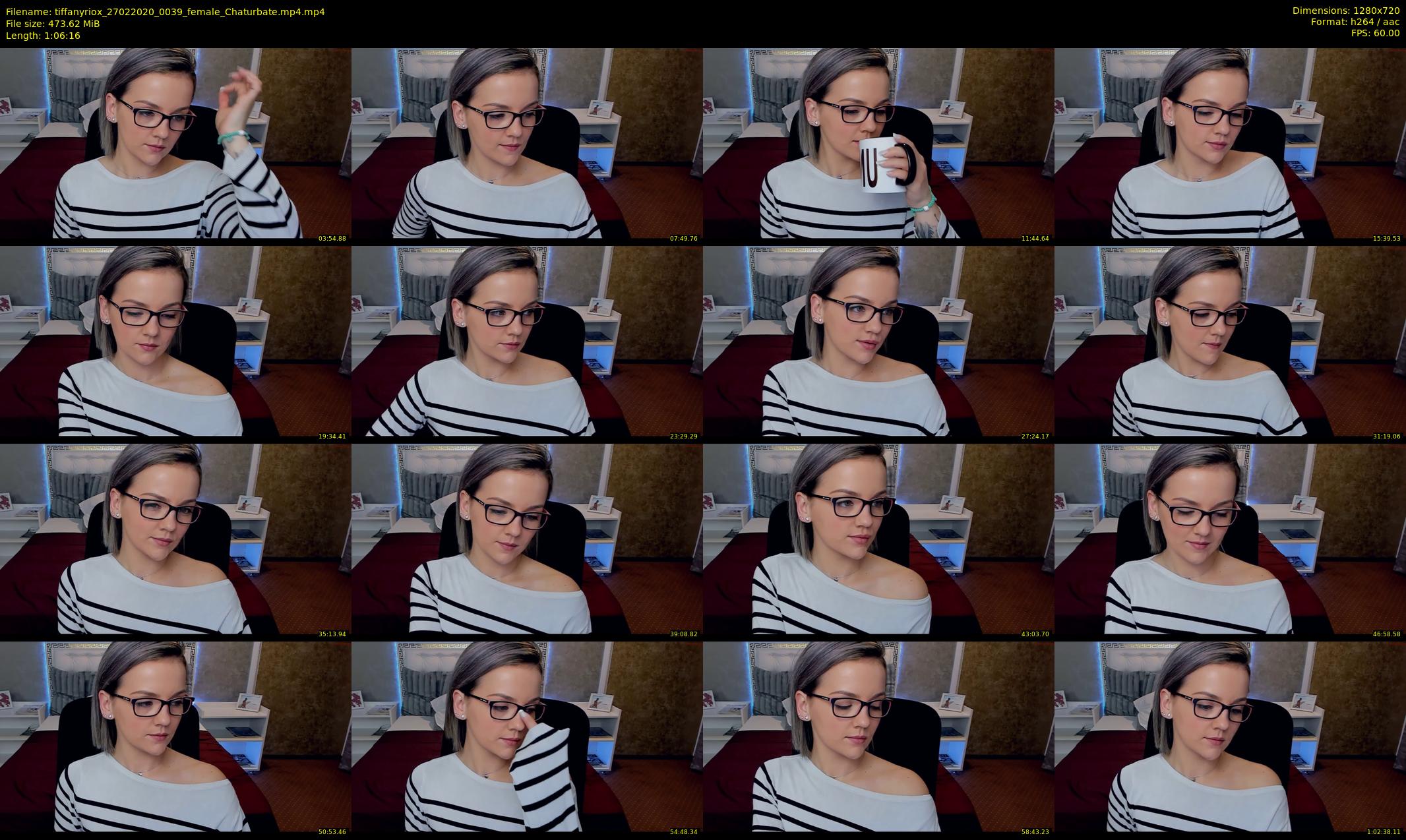 tiffanyriox — 67 minute Chaturbate female cam show recording, 720p, Feb 27, 2020