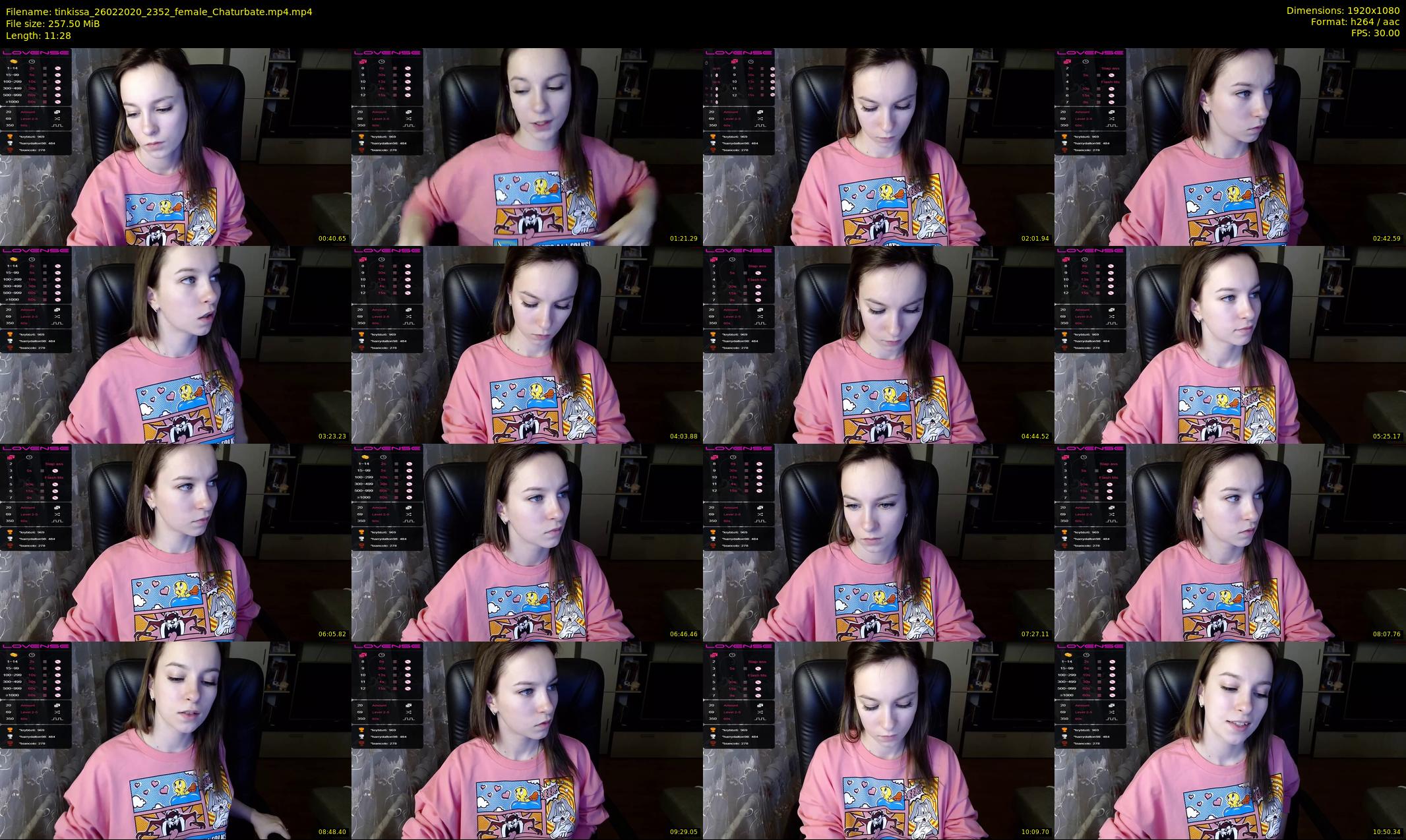 tinkissa — 12 minute Chaturbate couple cam show recording, 1080p, Feb 26, 2020