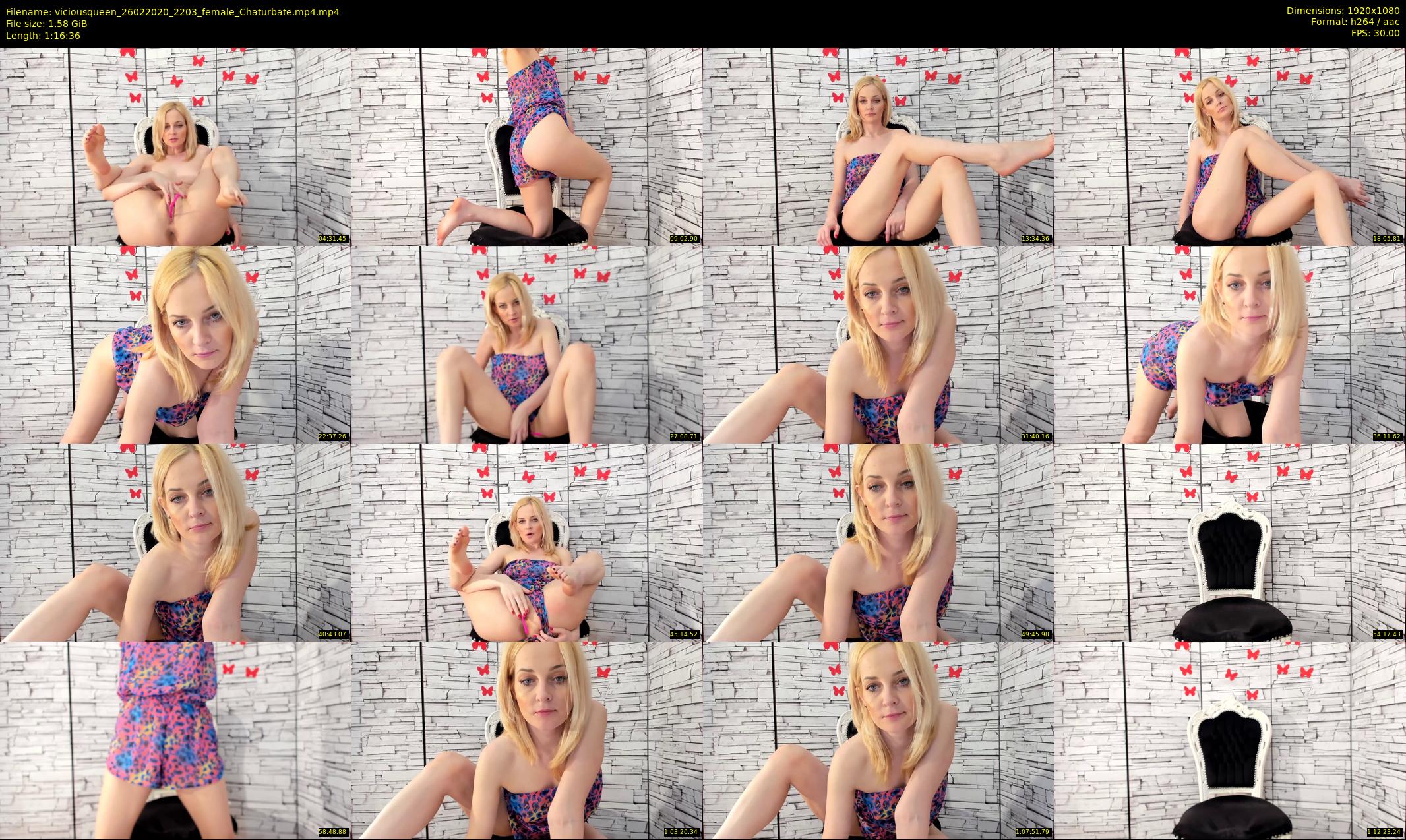 viciousqueen — 77 minute Chaturbate female cam show recording, 1080p, Feb 26, 2020