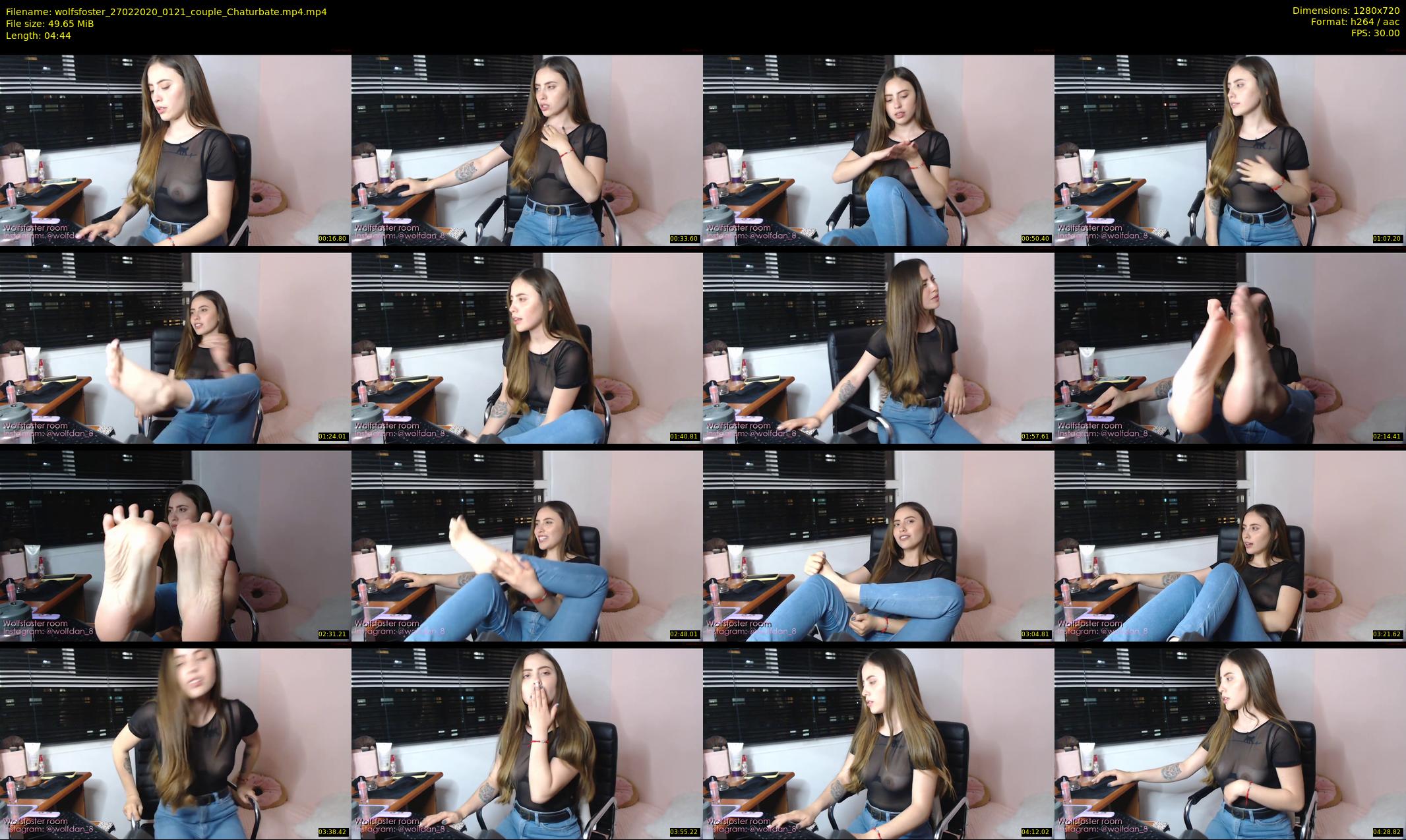 wolfsfoster — 5 minute Chaturbate couple cam show recording, 720p, Feb 27, 2020