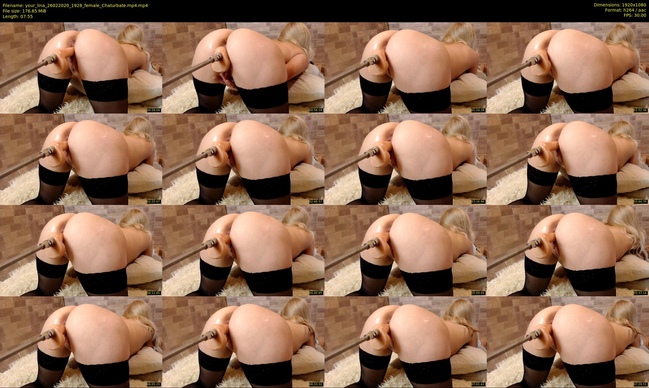your_lina — 8 minute Chaturbate female cam show recording, 1080p, Feb 26, 2020