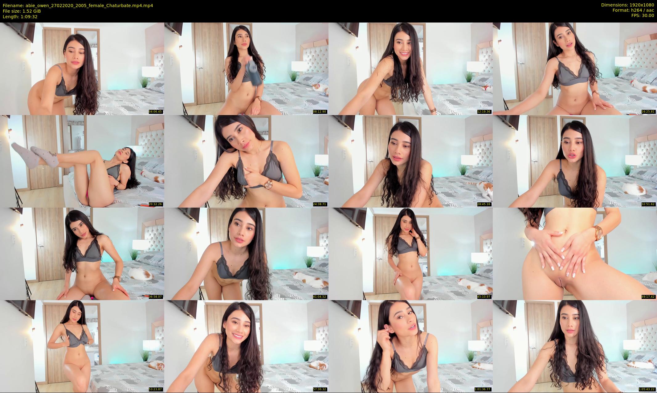 abie_owen — 70 minute Chaturbate female cam show recording, 1080p, Feb 27, 2020