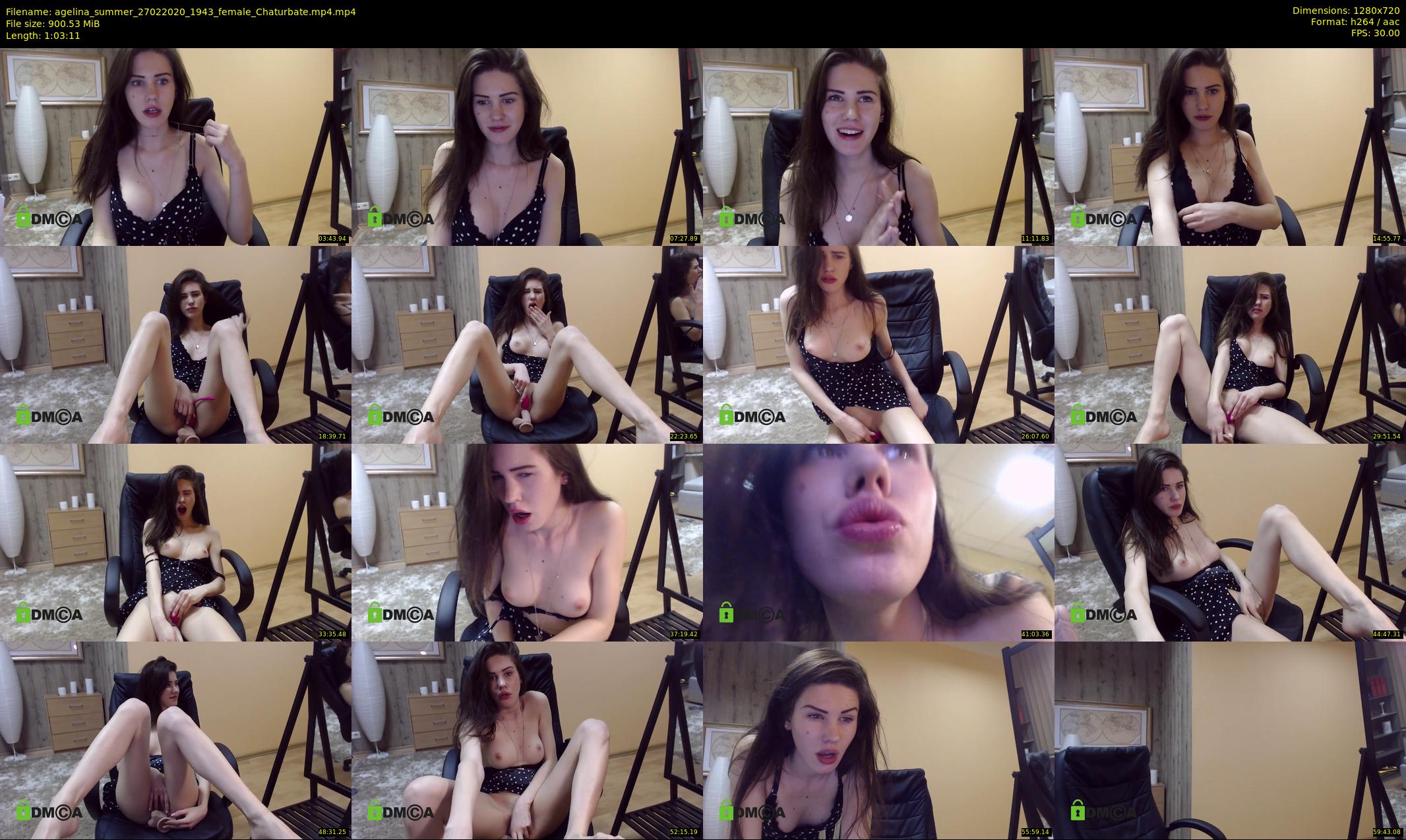 agelina_summer — 64 minute Chaturbate female cam show recording, 720p, Feb 27, 2020