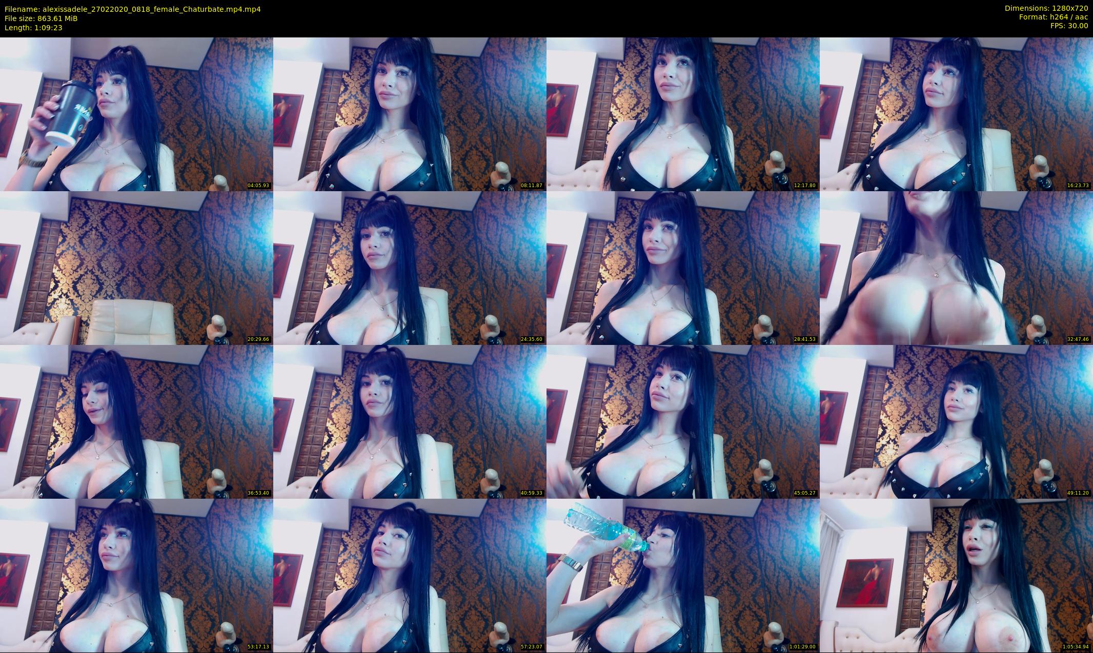 alexissadele — 70 minute Chaturbate female cam show recording, 720p, Feb 27, 2020