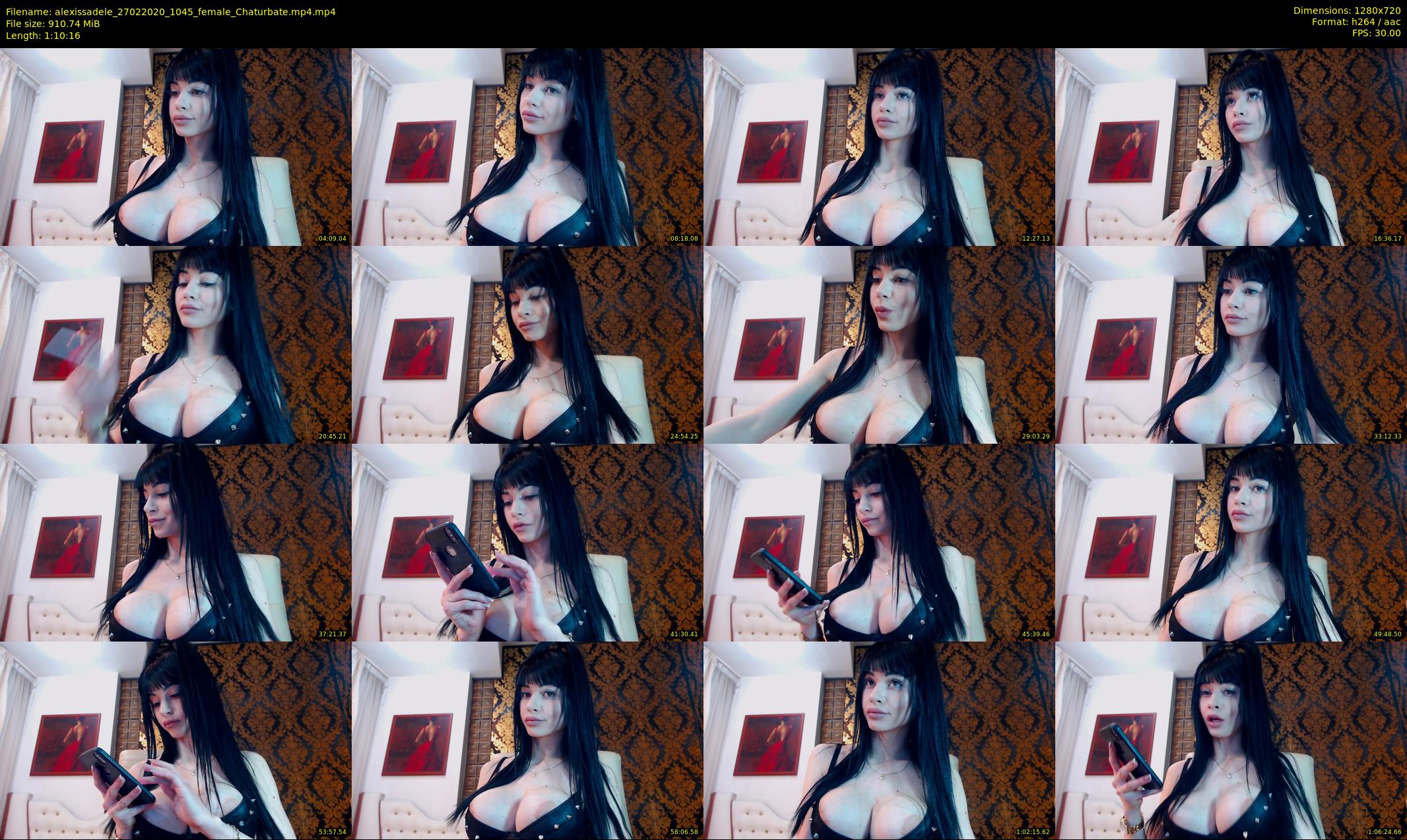 alexissadele — 71 minute Chaturbate female cam show recording, 720p, Feb 27, 2020