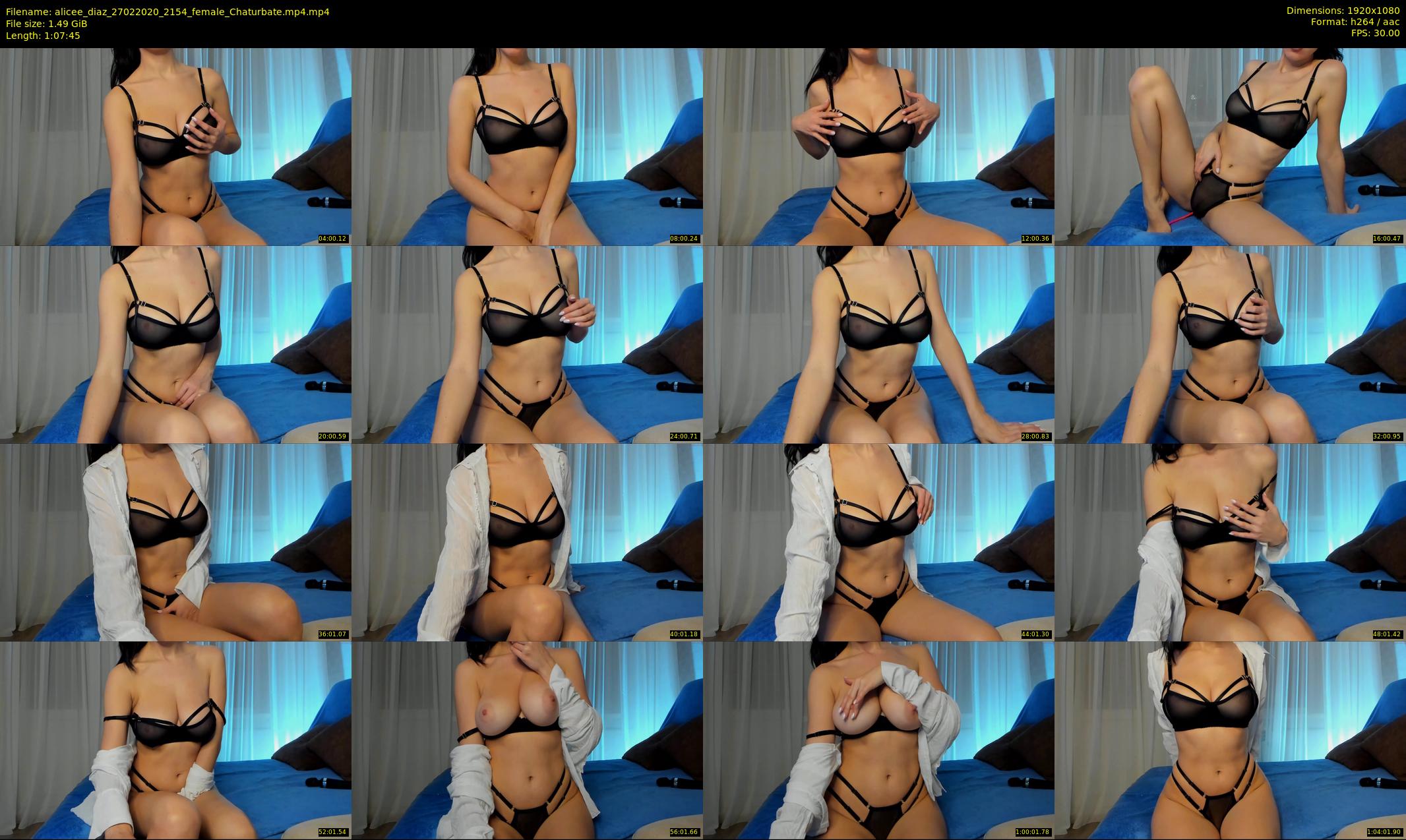 alicee_diaz — 68 minute Chaturbate female cam show recording, 1080p, Feb 27, 2020