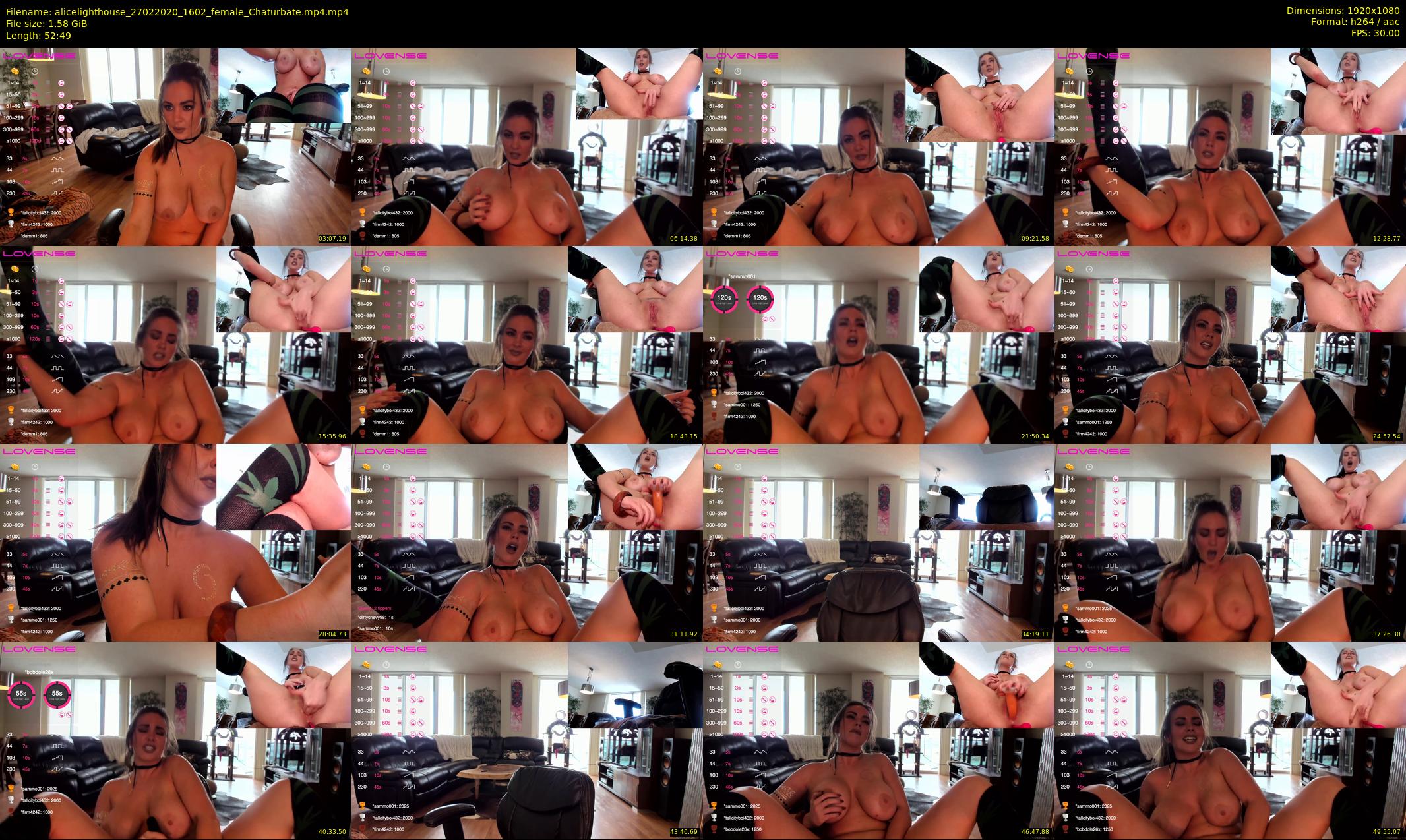 alicelighthouse — 53 minute Chaturbate female cam show recording, 1080p, Feb 27, 2020