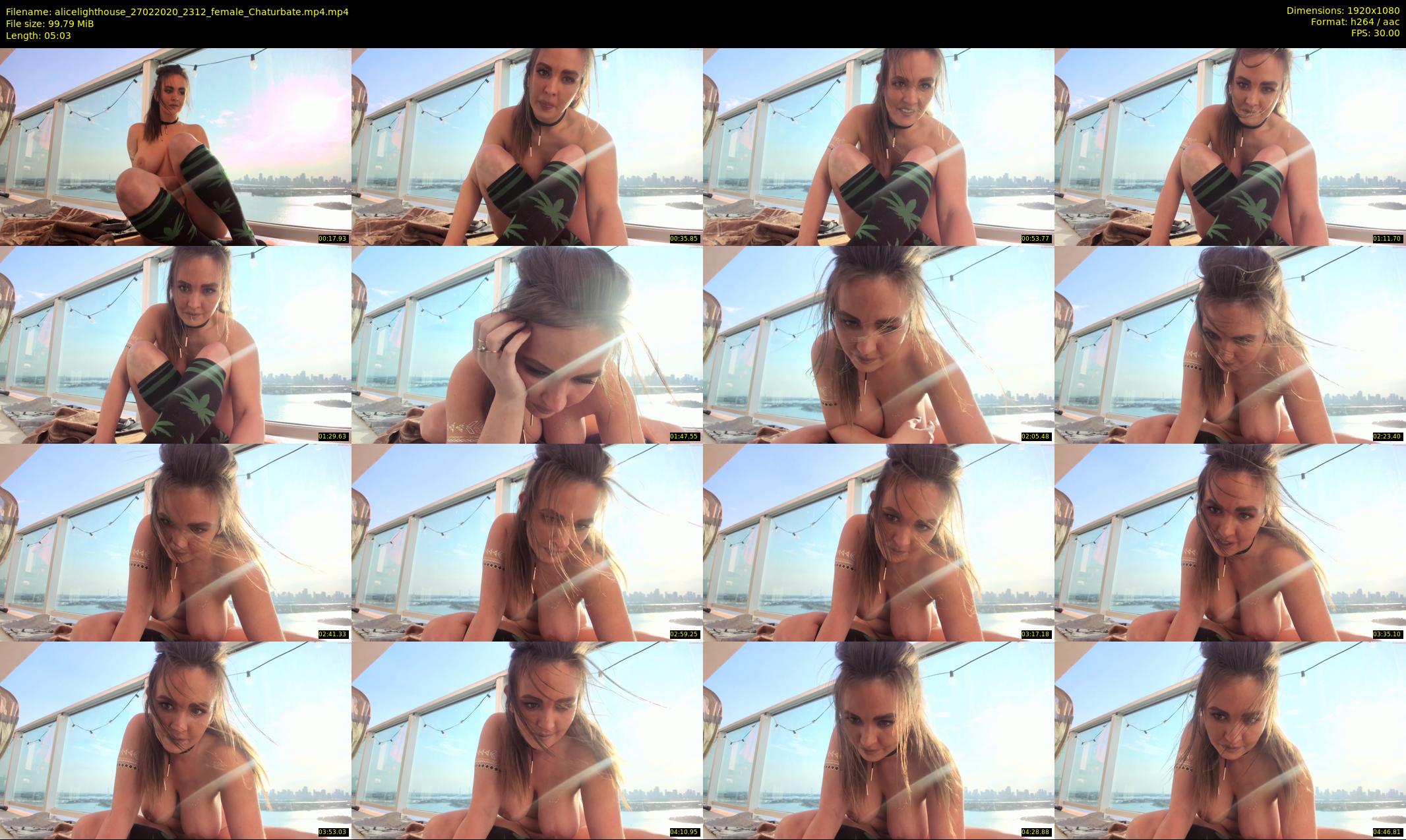 alicelighthouse — 6 minute Chaturbate female cam show recording, 1080p, Feb 27, 2020
