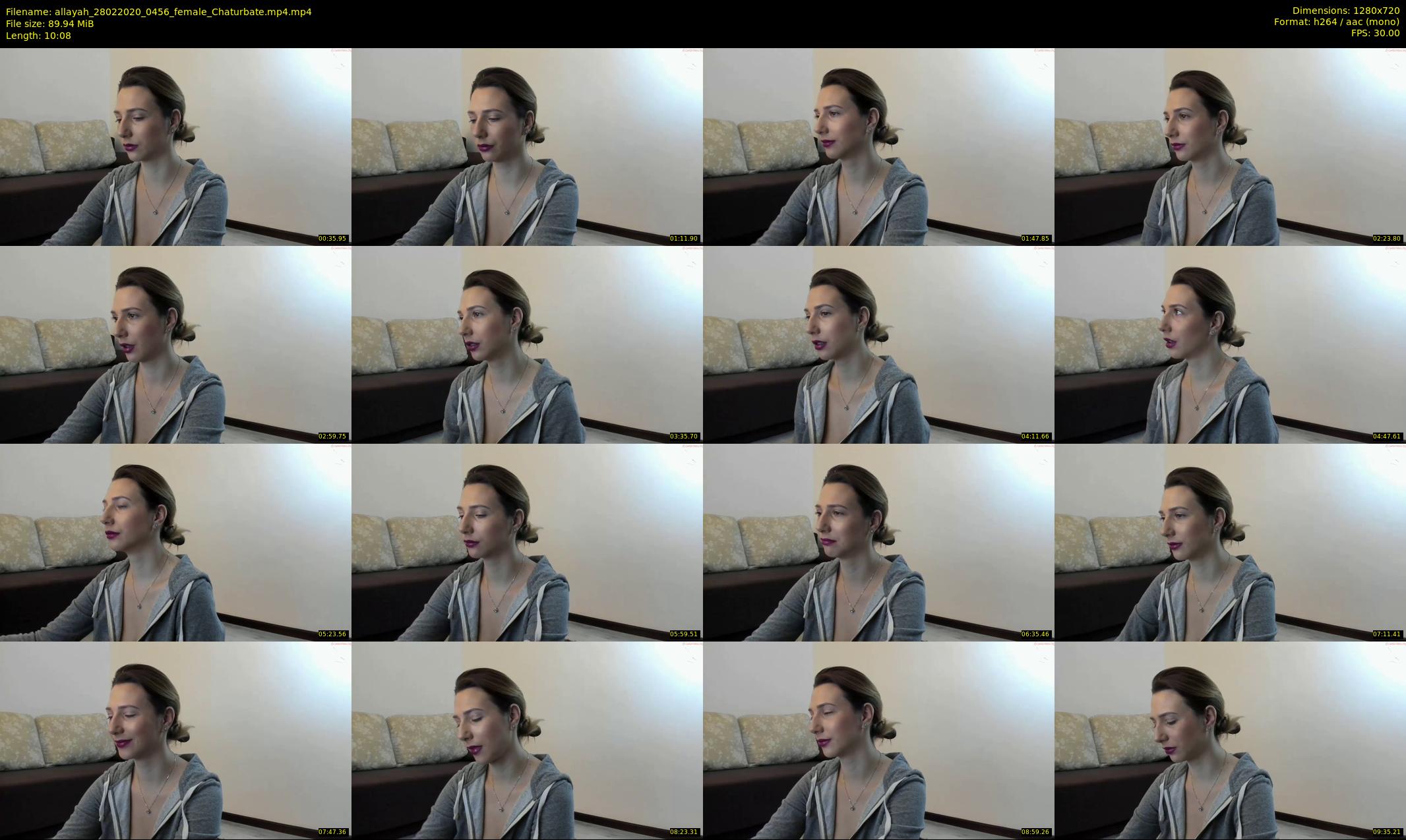 allayah — 11 minute Chaturbate female cam show recording, 720p, Feb 28, 2020