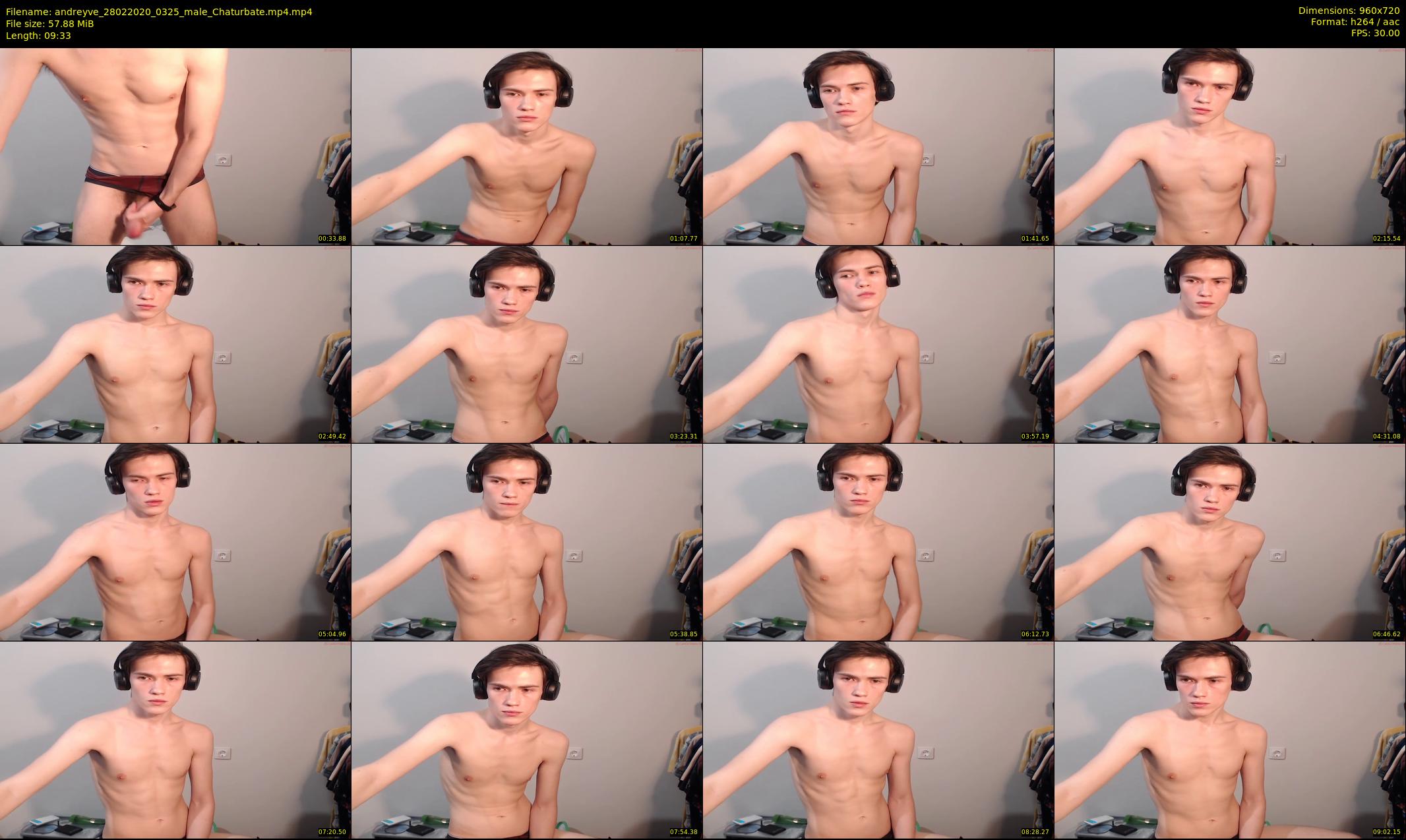 andreyve — 10 minute Chaturbate male cam show recording, 720p, Feb 28, 2020