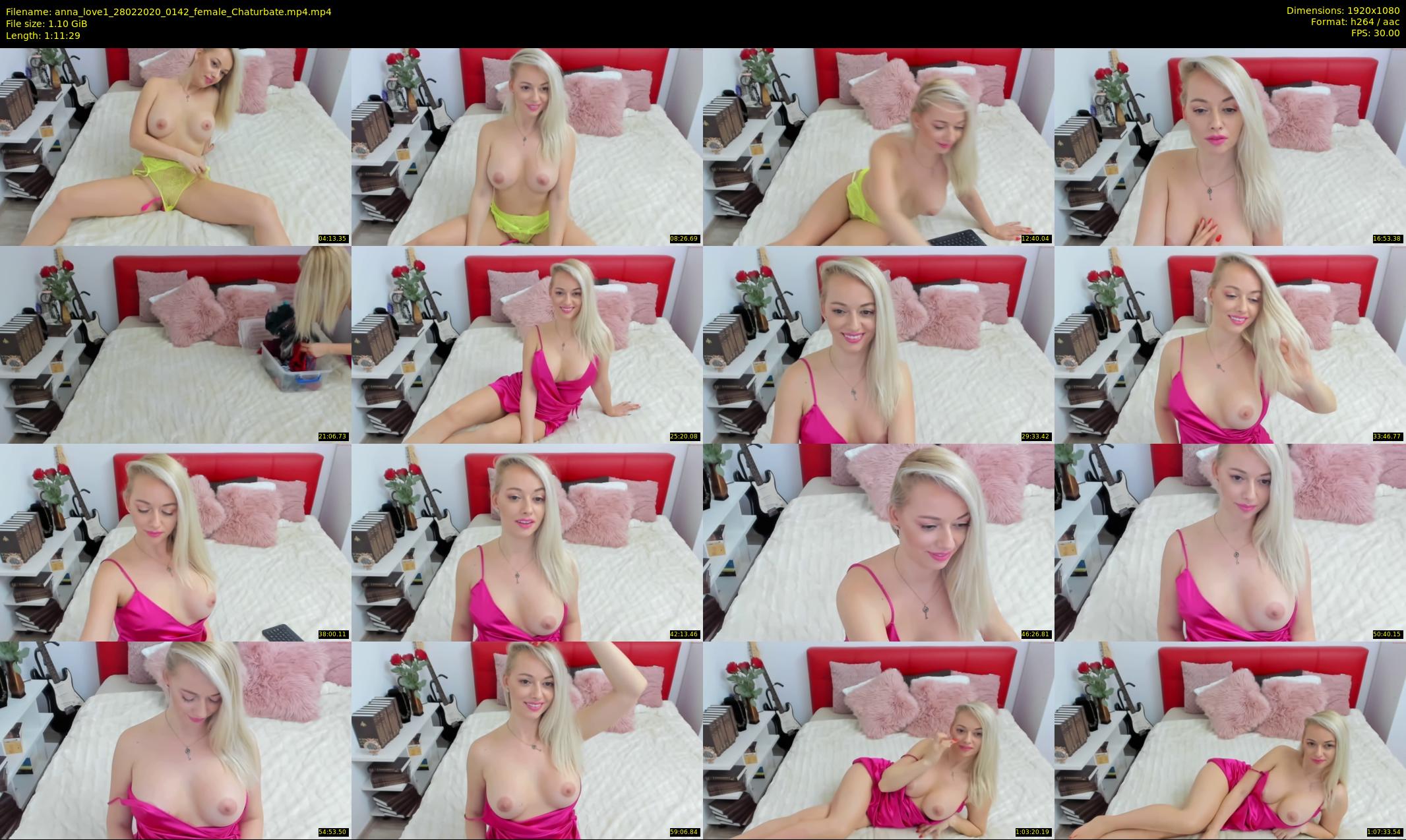 anna_love1 — 72 minute Chaturbate female cam show recording, 1080p, Feb 28, 2020