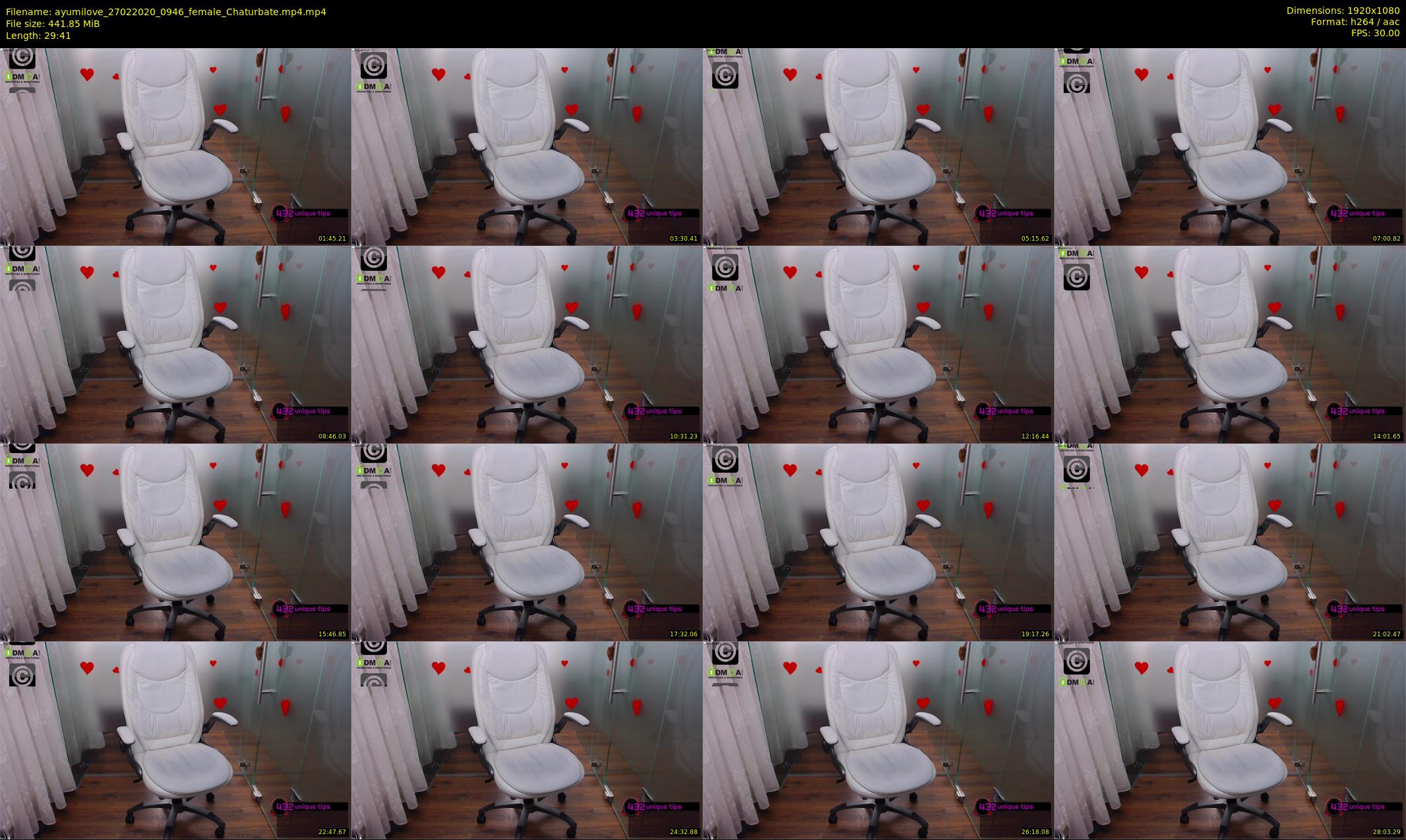 ayumilove — 30 minute Chaturbate female cam show recording, 1080p, Feb 27, 2020