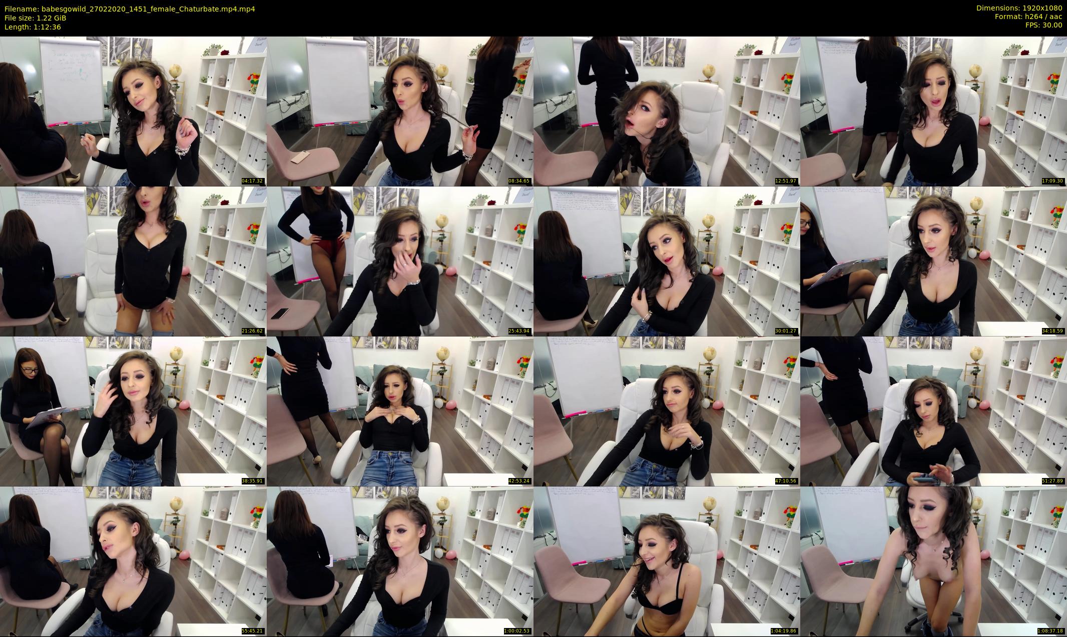 babesgowild — 73 minute Chaturbate couple cam show recording, 1080p, Feb 27, 2020