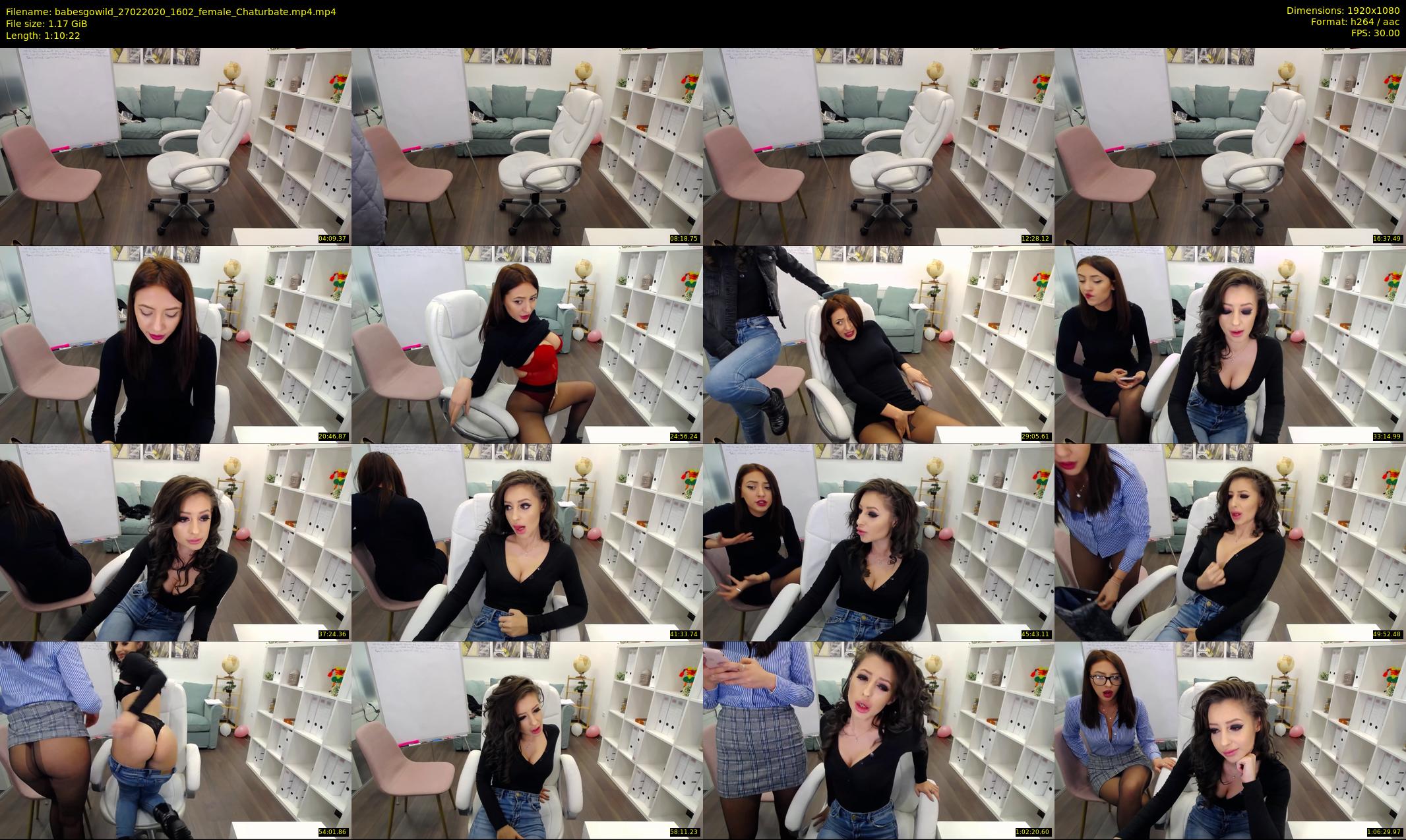 babesgowild — 71 minute Chaturbate couple cam show recording, 1080p, Feb 27, 2020