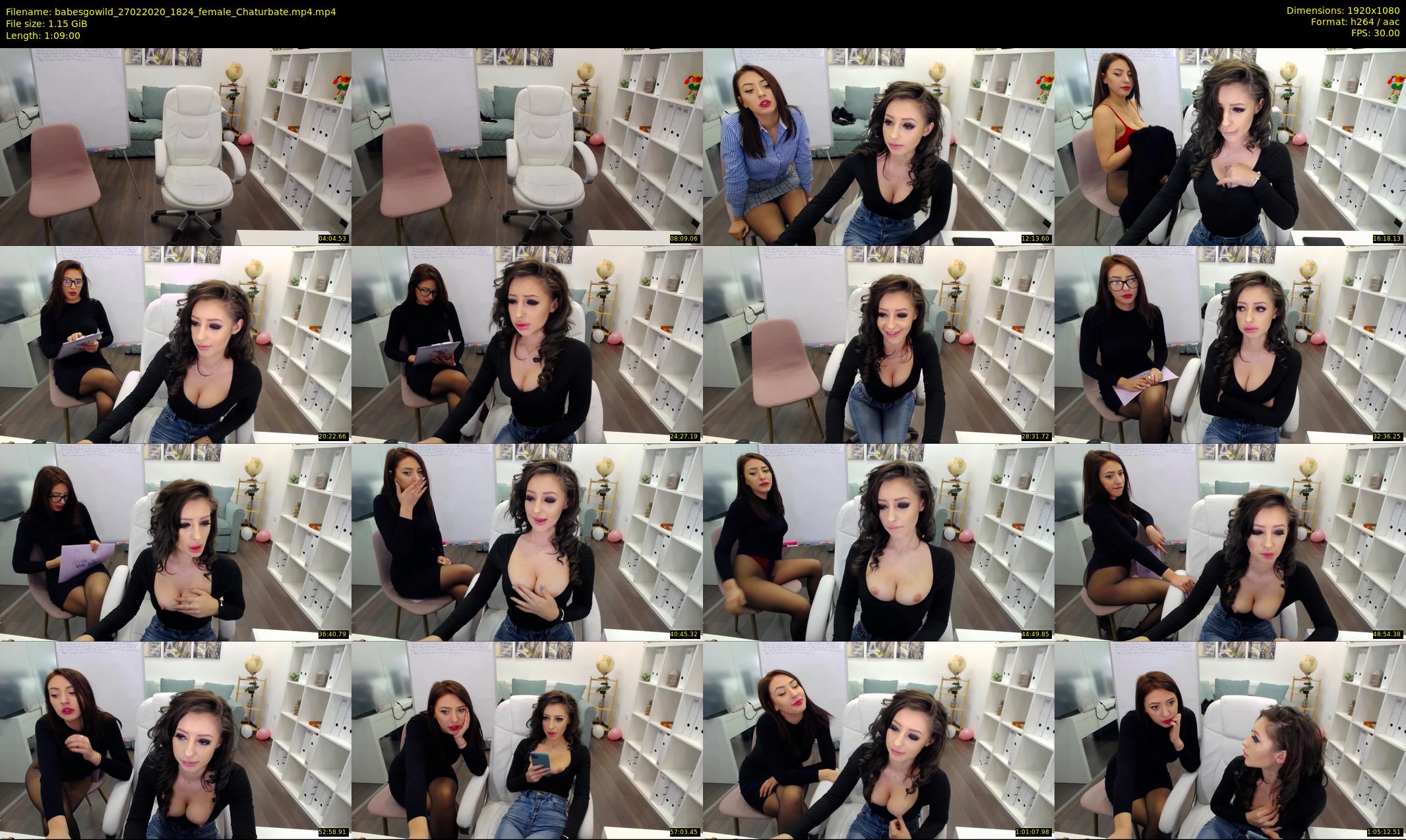 babesgowild — 69 minute Chaturbate couple cam show recording, 1080p, Feb 27, 2020