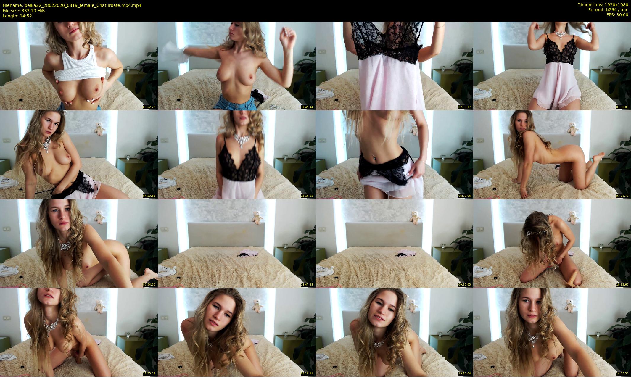 belka22 — 15 minute Chaturbate female cam show recording, 1080p, Feb 28, 2020