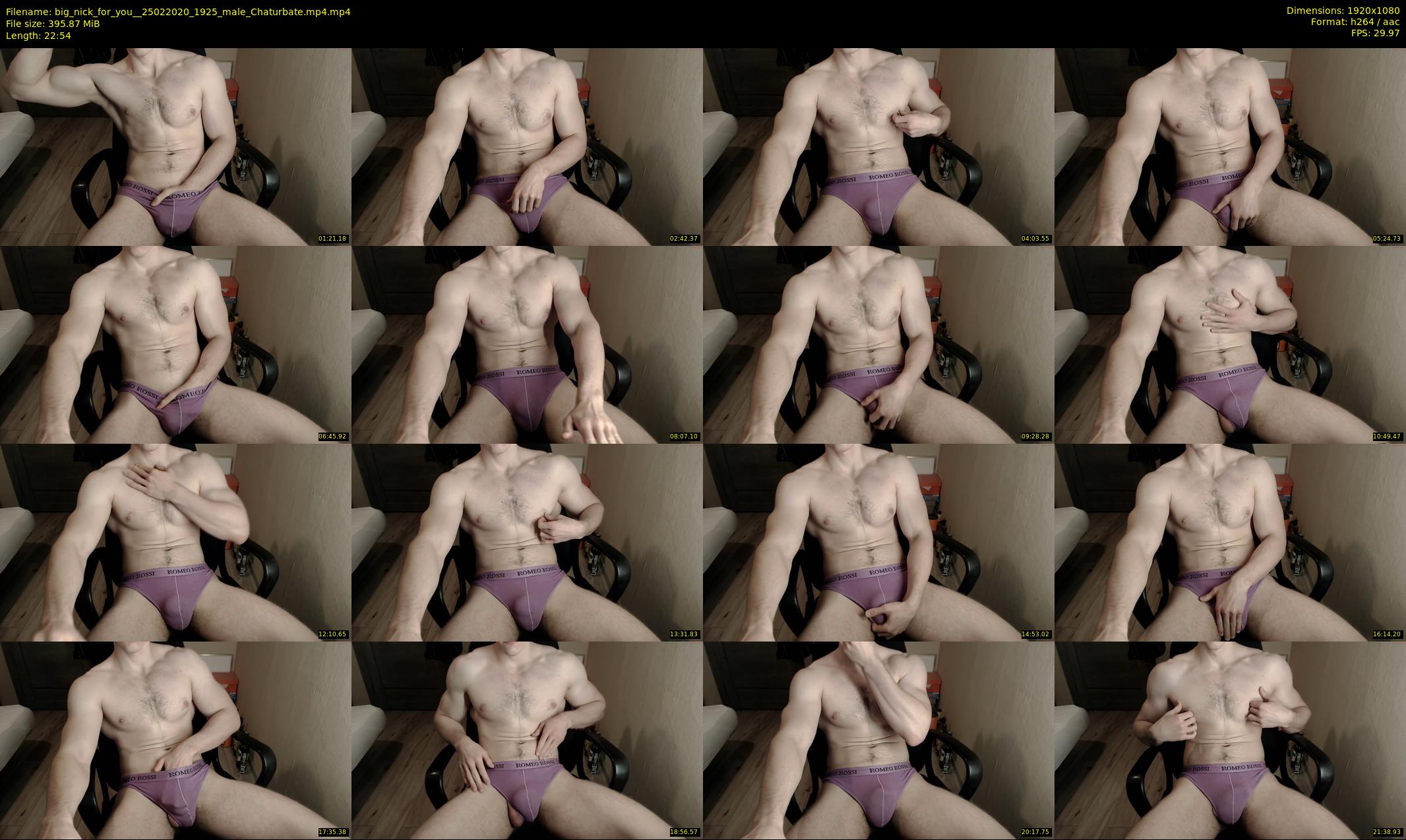 big_nick_for_you_ — 23 minute Chaturbate male cam show recording, 1080p, Feb 25, 2020
