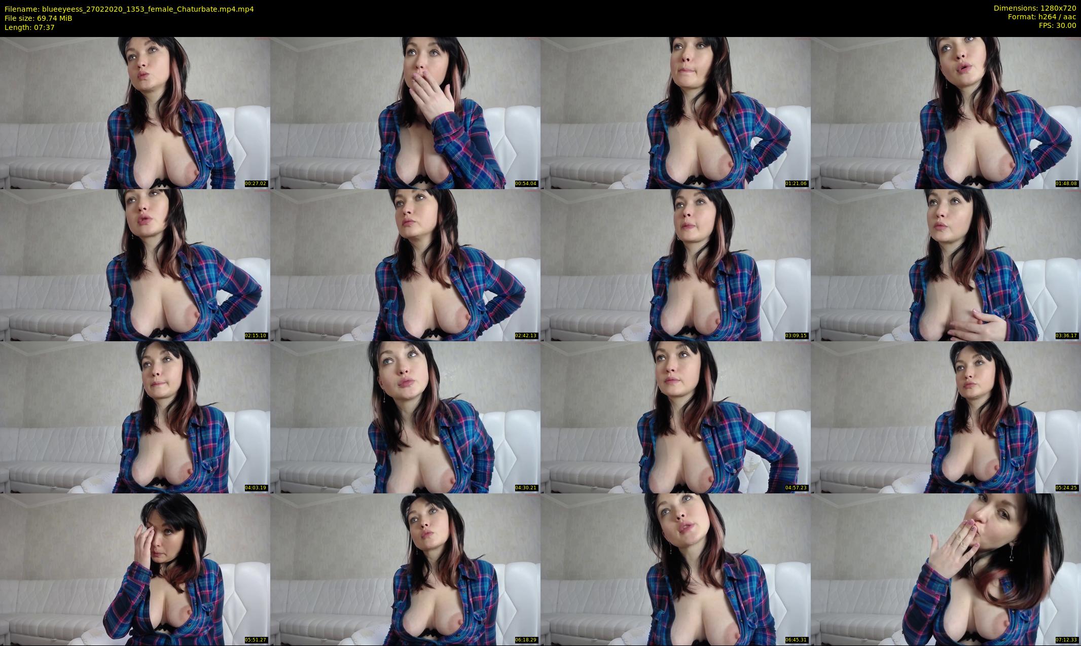 blueeyeess — 8 minute Chaturbate female cam show recording, 720p, Feb 27, 2020