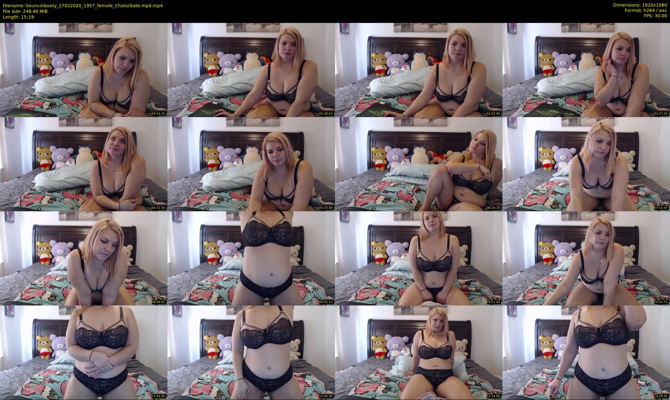 bouncinbooty — 16 minute Chaturbate female cam show recording, 1080p, Feb 27, 2020
