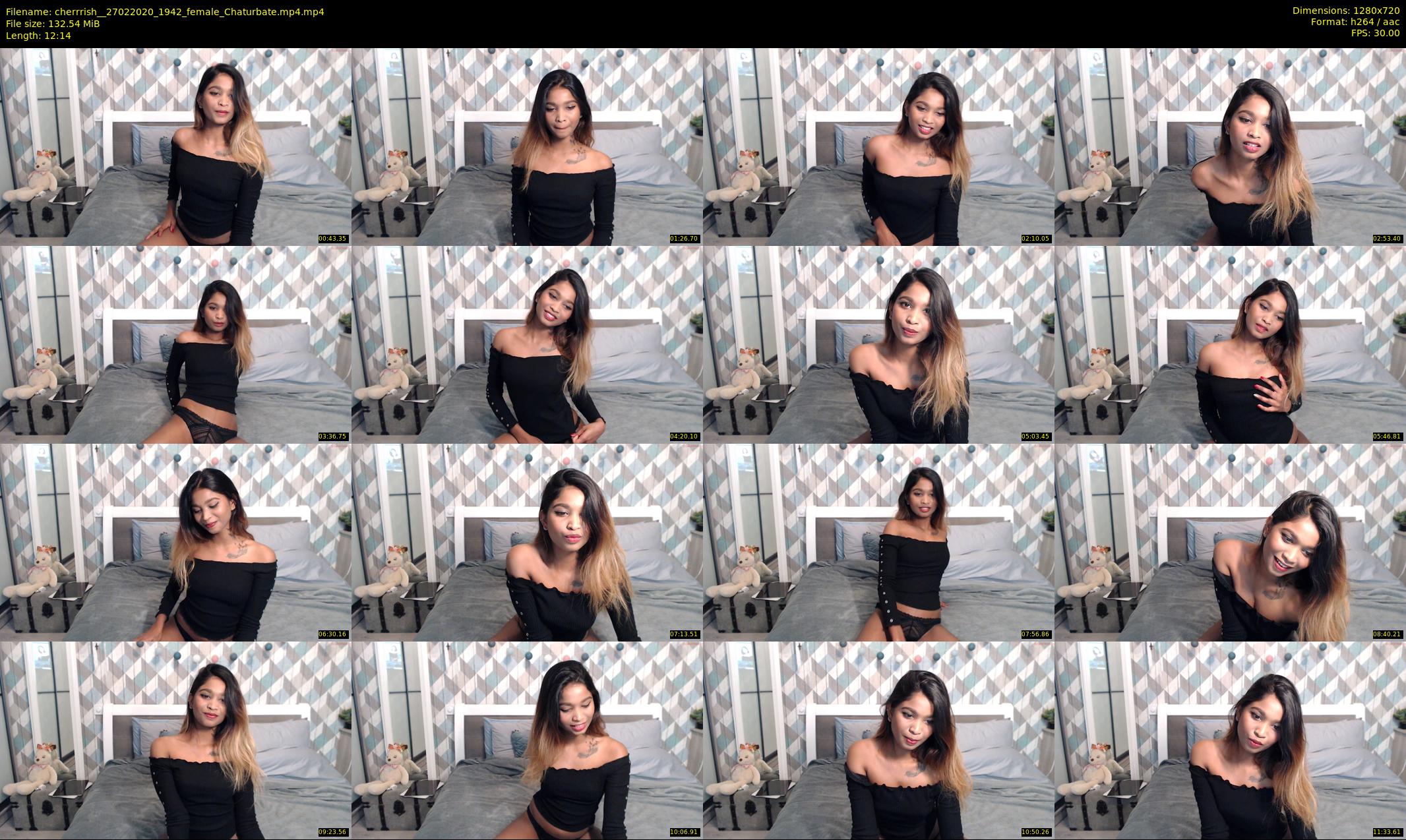 cherrrish_ — 13 minute Chaturbate female cam show recording, 720p, Feb 27, 2020