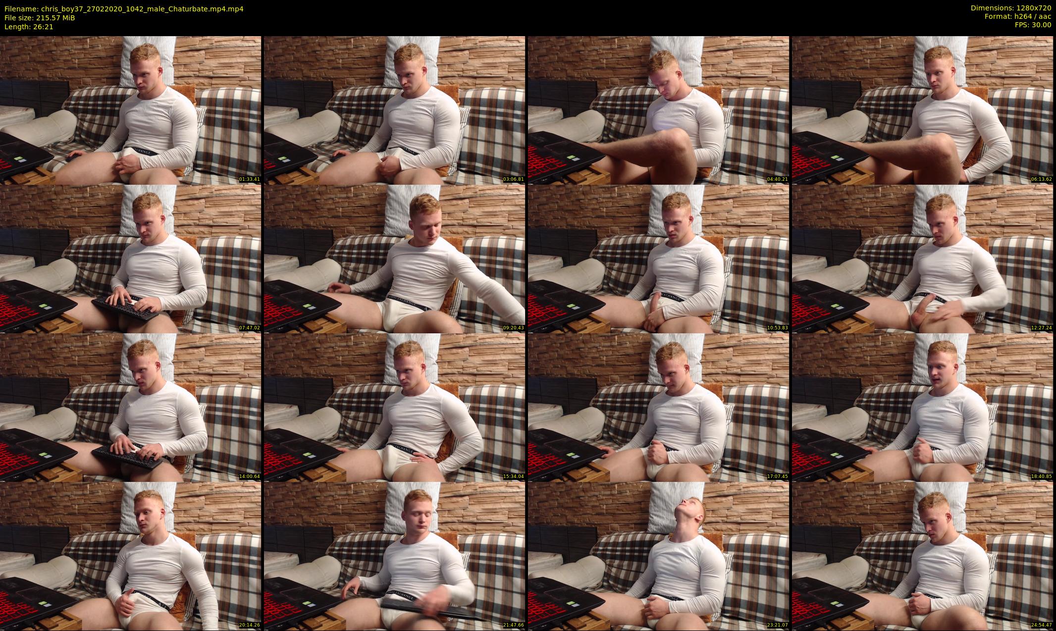 chris_boy37 — 27 minute Chaturbate male cam show recording, 720p, Feb 27, 2020