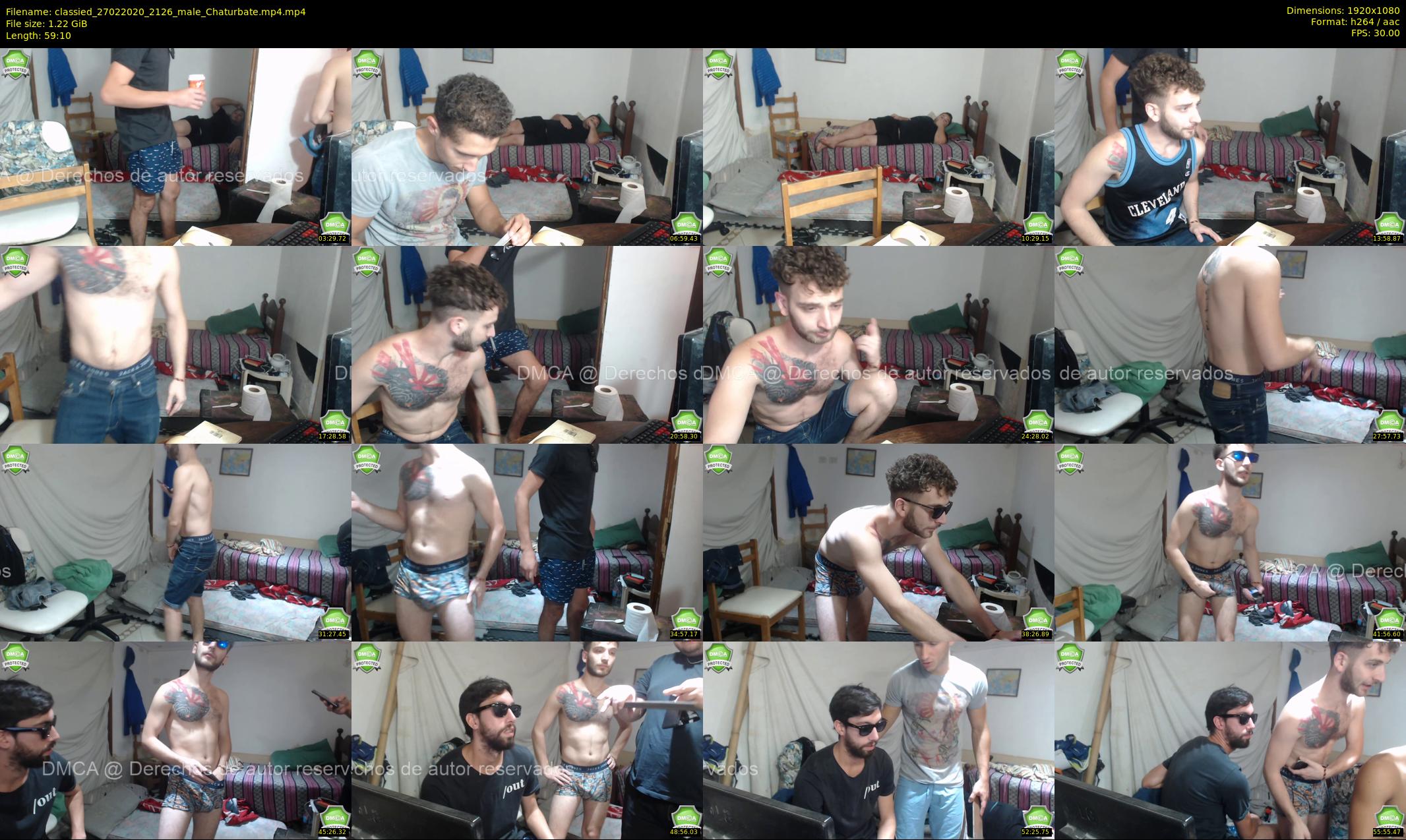 classied — 60 minute Chaturbate male cam show recording, 1080p, Feb 27, 2020