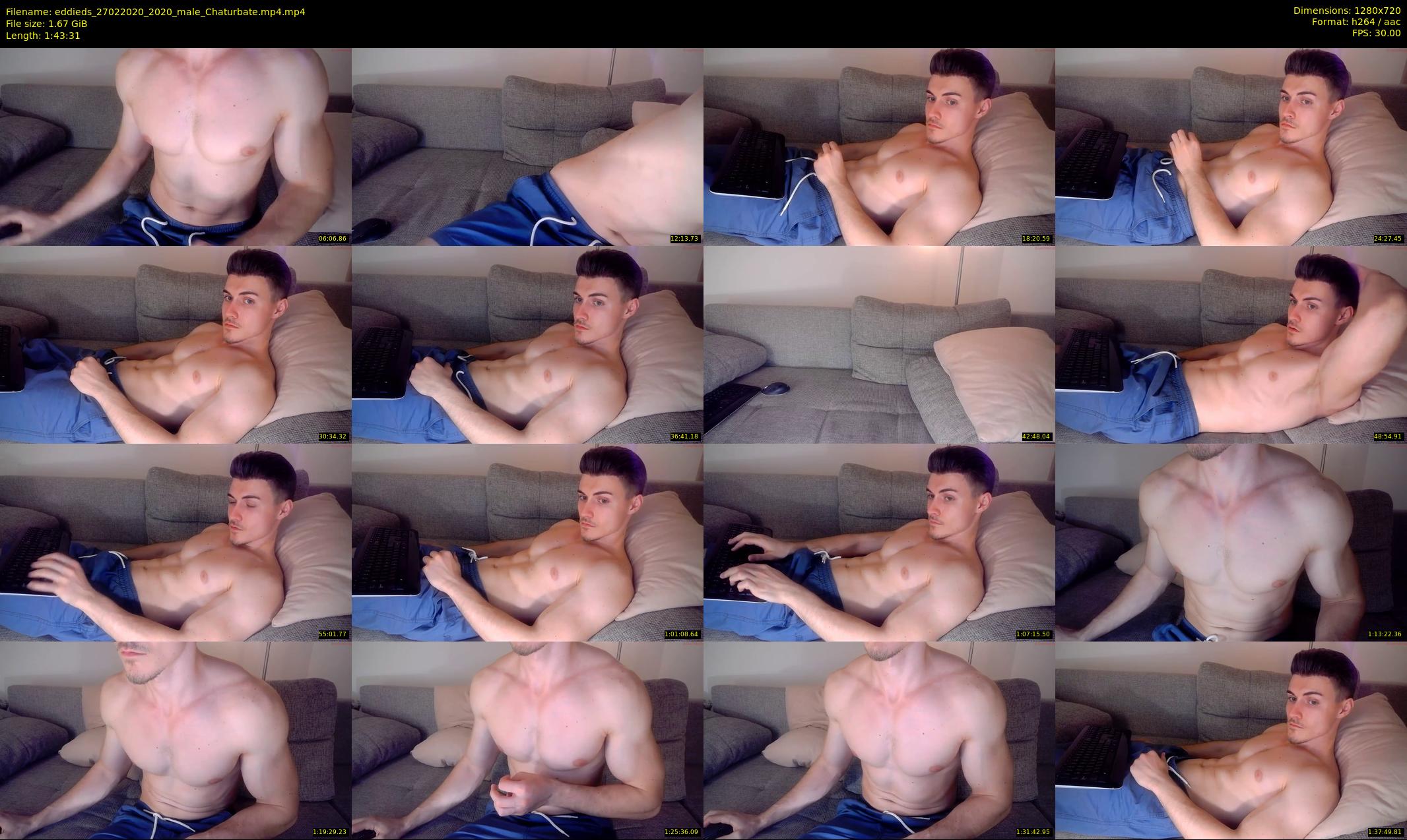 eddieds — 104 minute Chaturbate male cam show recording, 720p, Feb 27, 2020