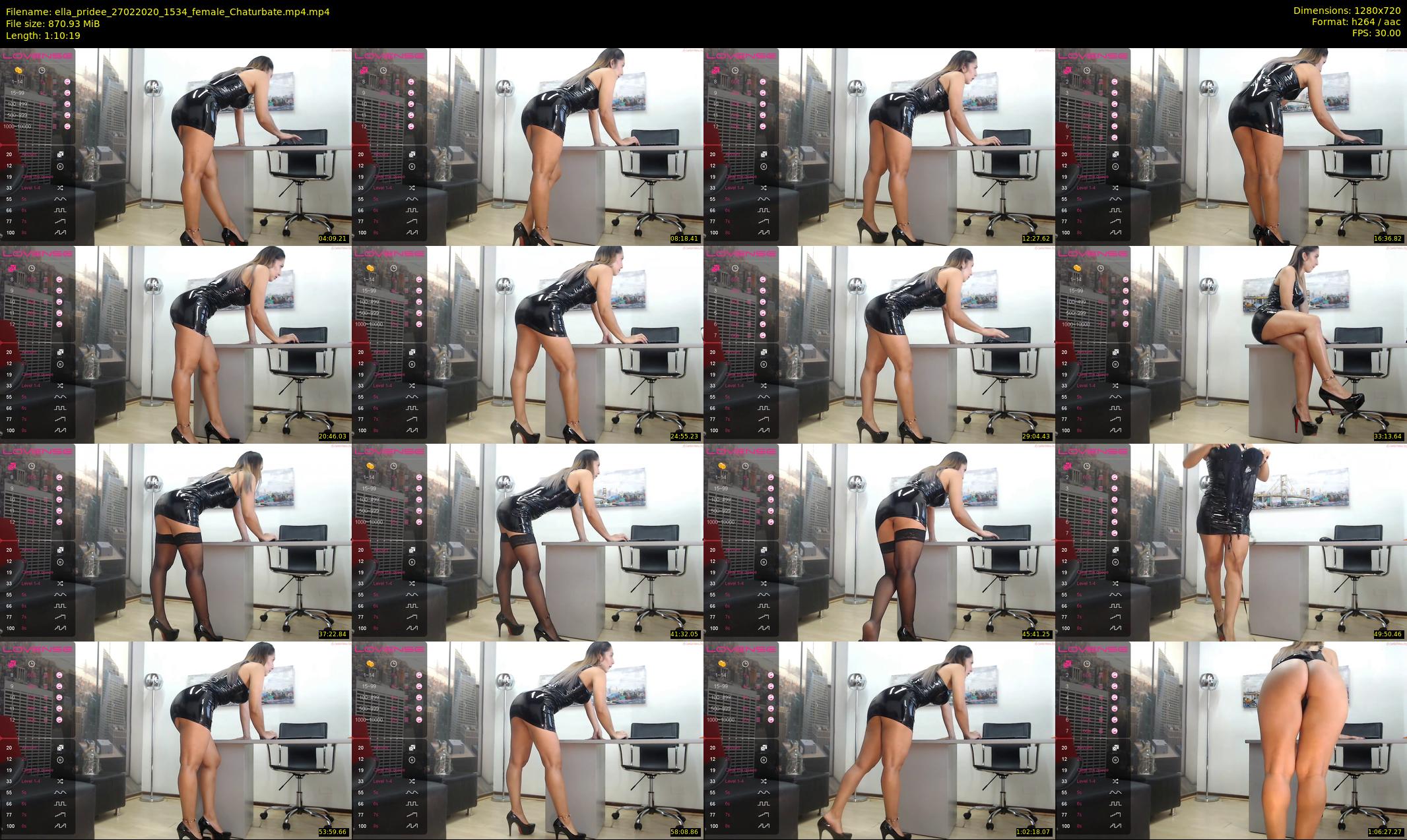 ella_pridee — 71 minute Chaturbate female cam show recording, 720p, Feb 27, 2020