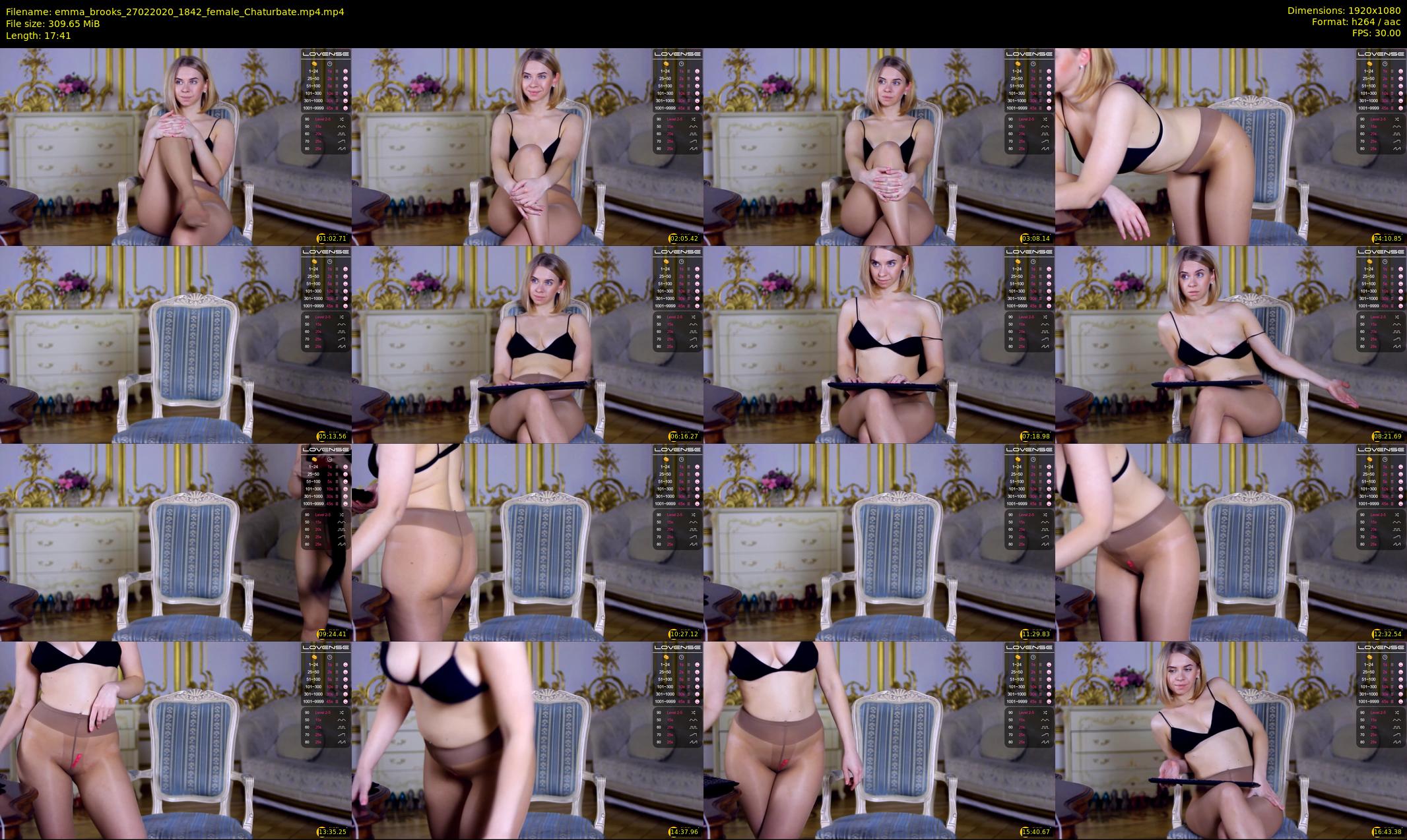 emma_brooks — 18 minute Chaturbate female cam show recording, 1080p, Feb 27, 2020