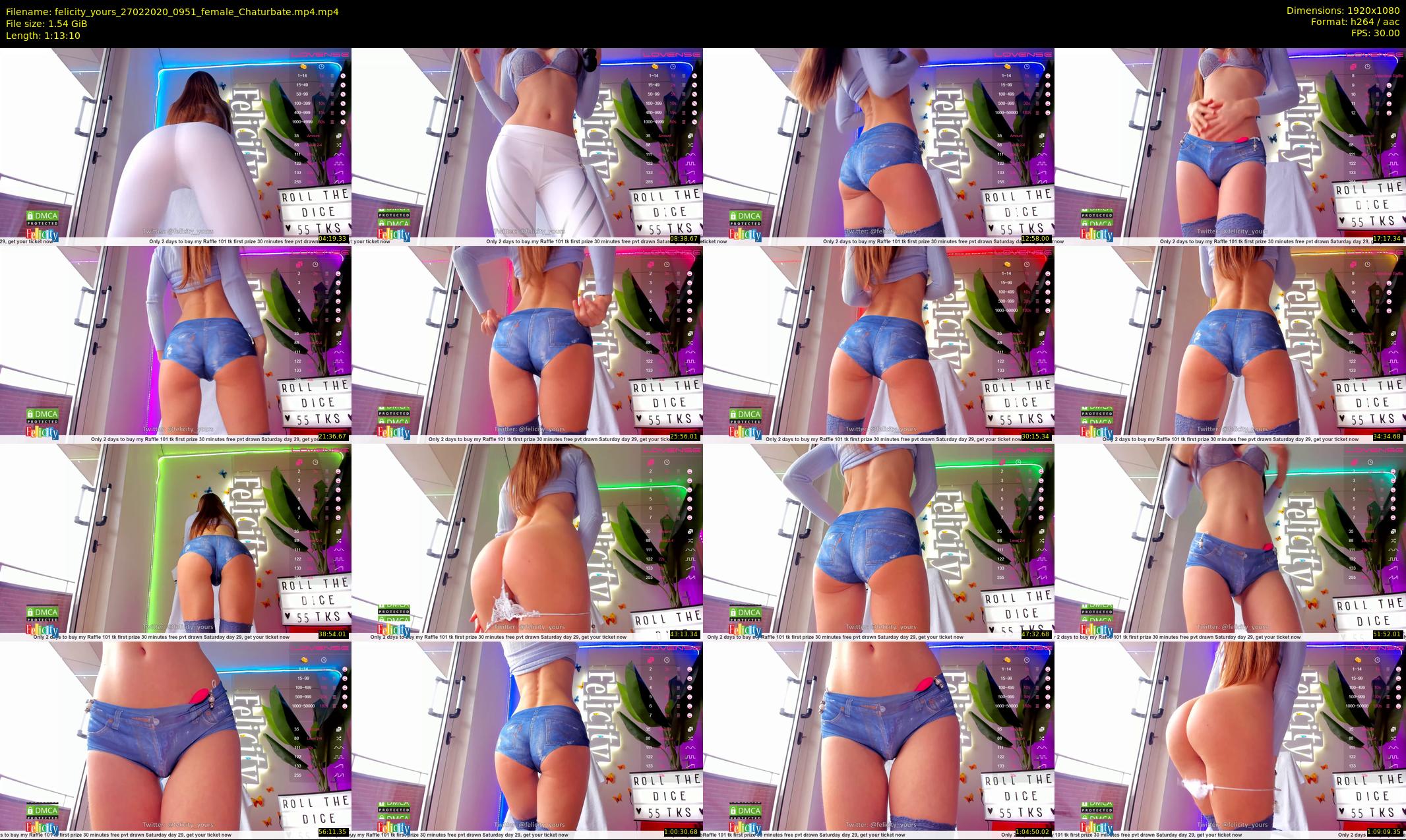felicity_yours — 74 minute Chaturbate female cam show recording, 1080p, Feb 27, 2020
