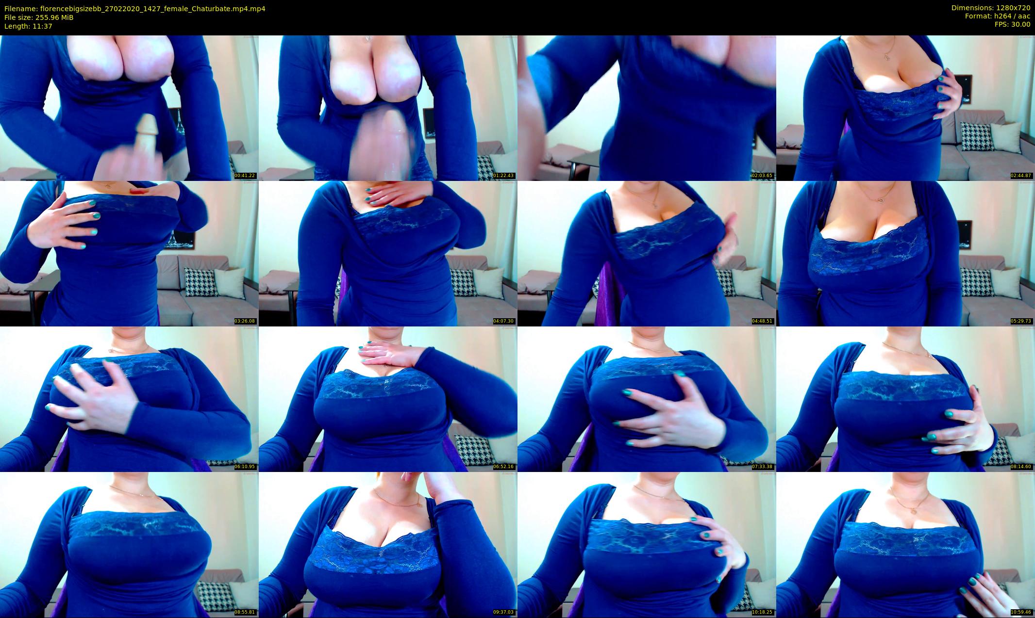 florencebigsizebb — 12 minute Chaturbate female cam show recording, 720p, Feb 27, 2020