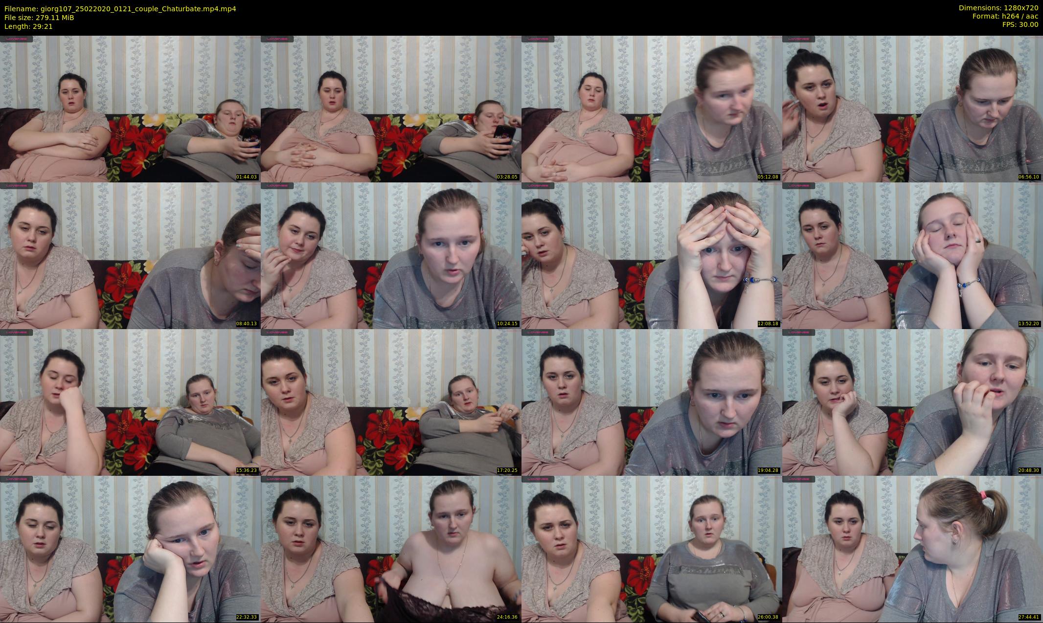 giorg107 — 30 minute Chaturbate couple cam show recording, 720p, Feb 25, 2020