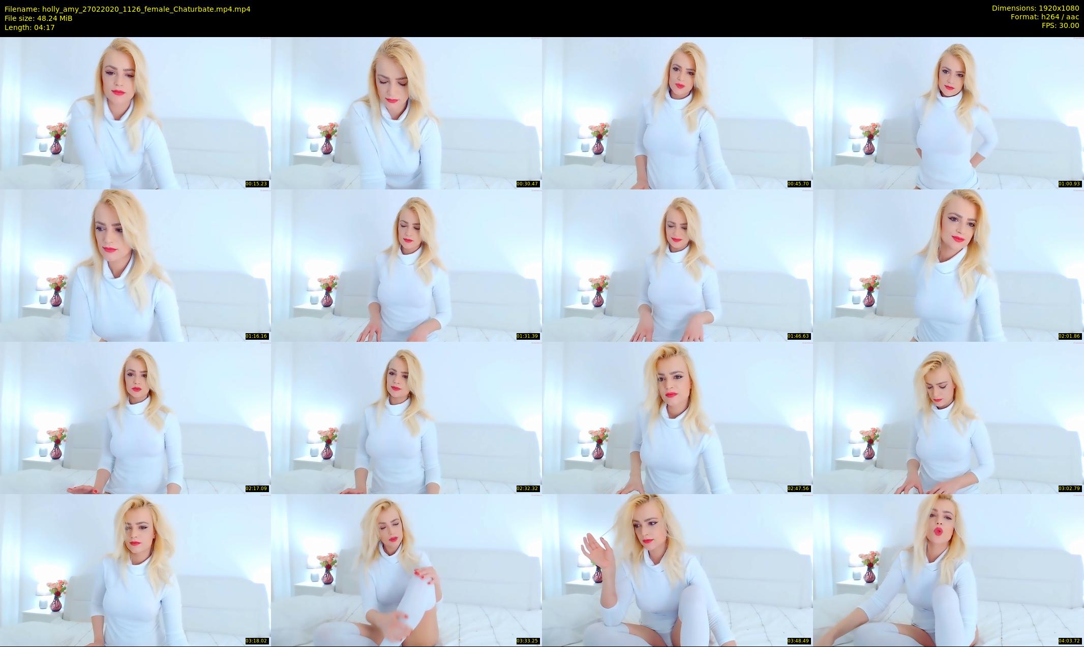 holly_amy — 5 minute Chaturbate couple cam show recording, 1080p, Feb 27, 2020
