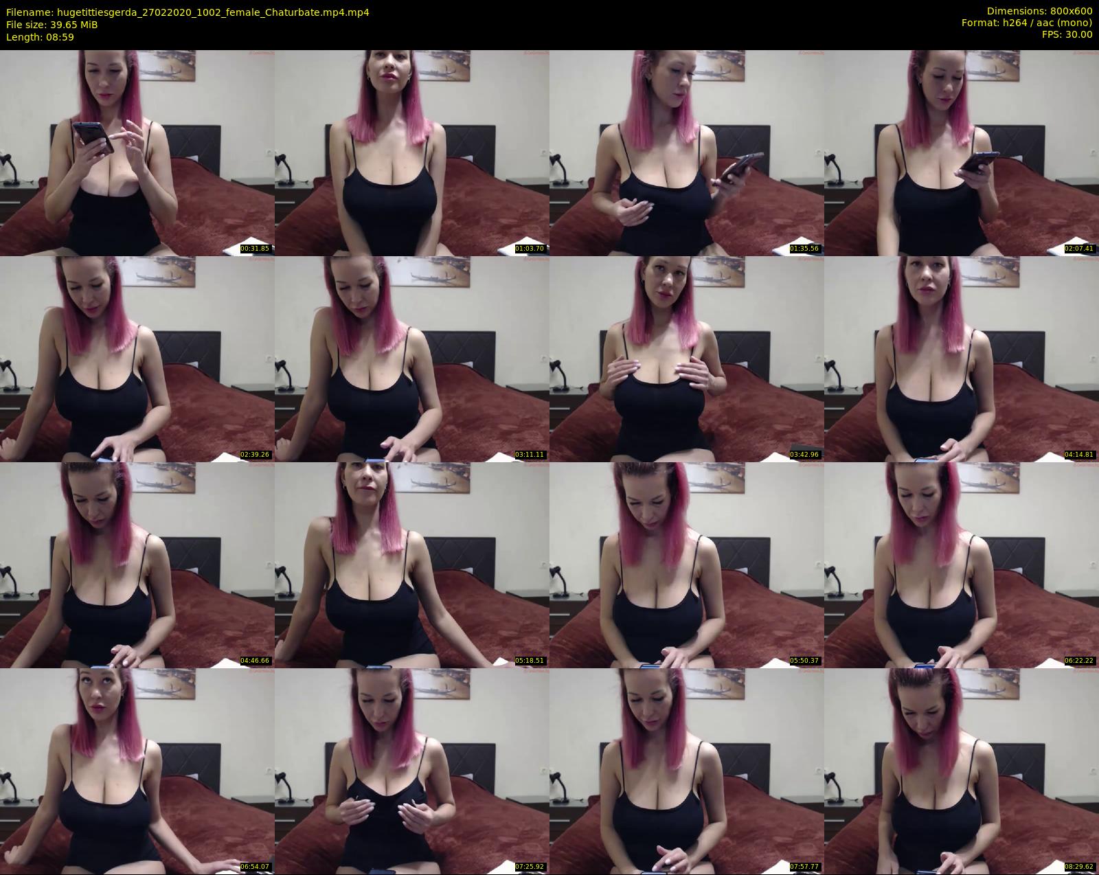 hugetittiesgerda — 9 minute Chaturbate female cam show recording, 480p, Feb 27, 2020