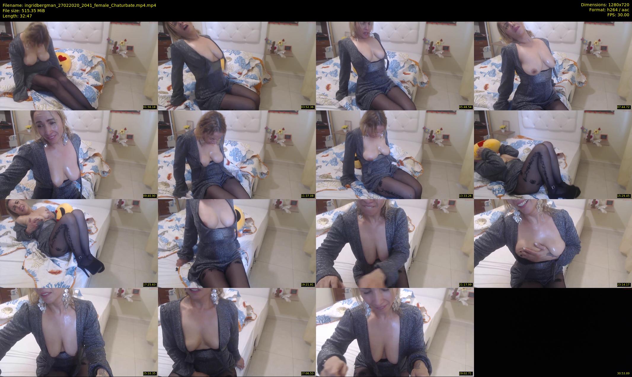 ingridbergman — 33 minute Chaturbate female cam show recording, 720p, Feb 27, 2020