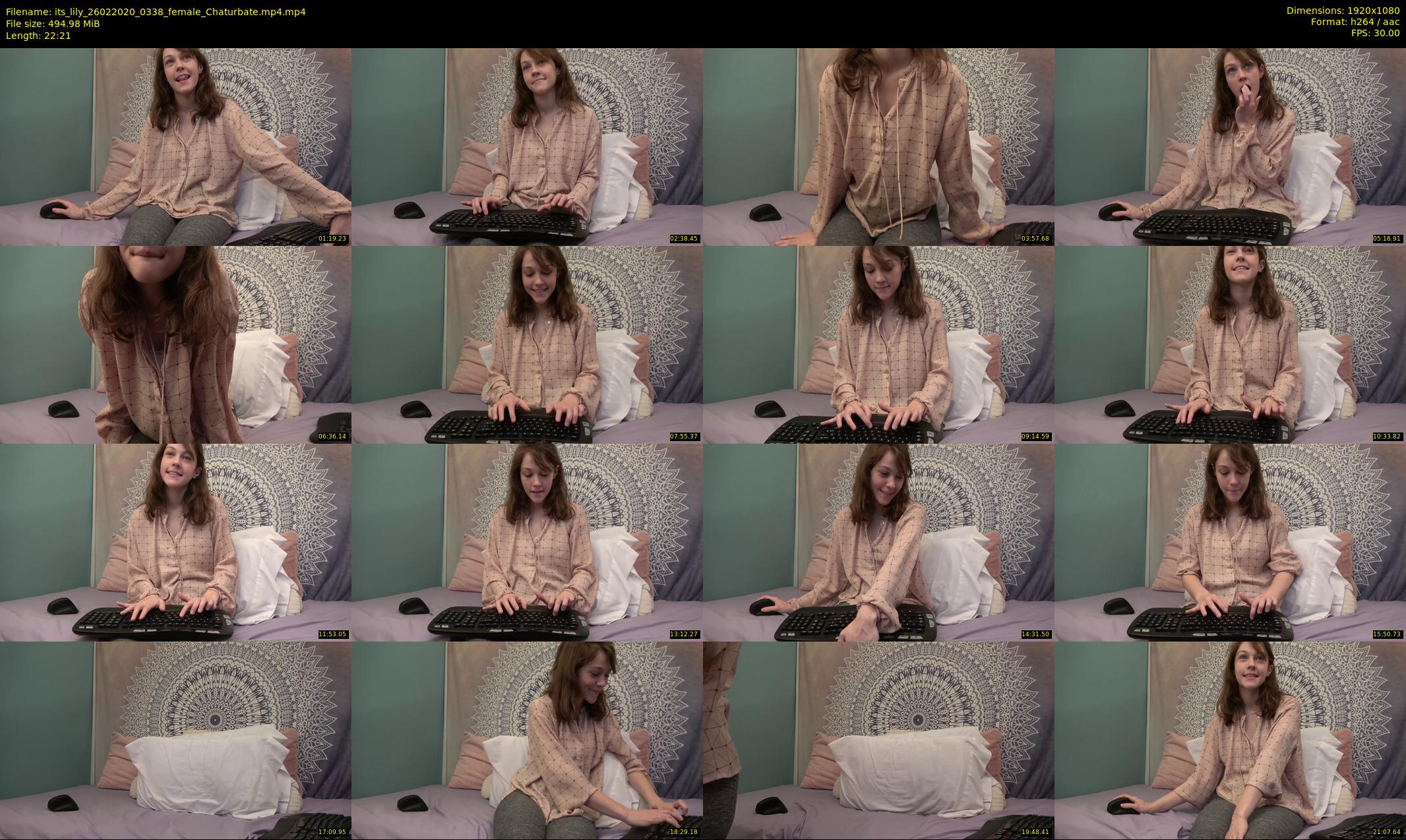 its_lily — 23 minute Chaturbate female cam show recording, 1080p, Feb 26, 2020