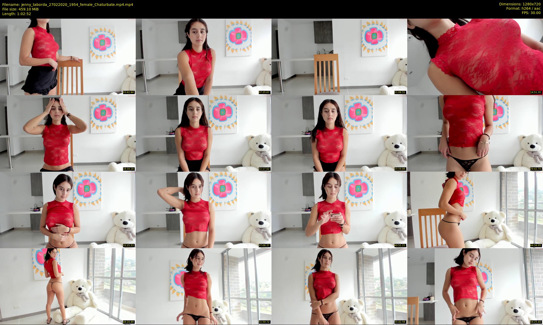 jenny_taborda — 63 minute Chaturbate female cam show recording, 720p, Feb 27, 2020