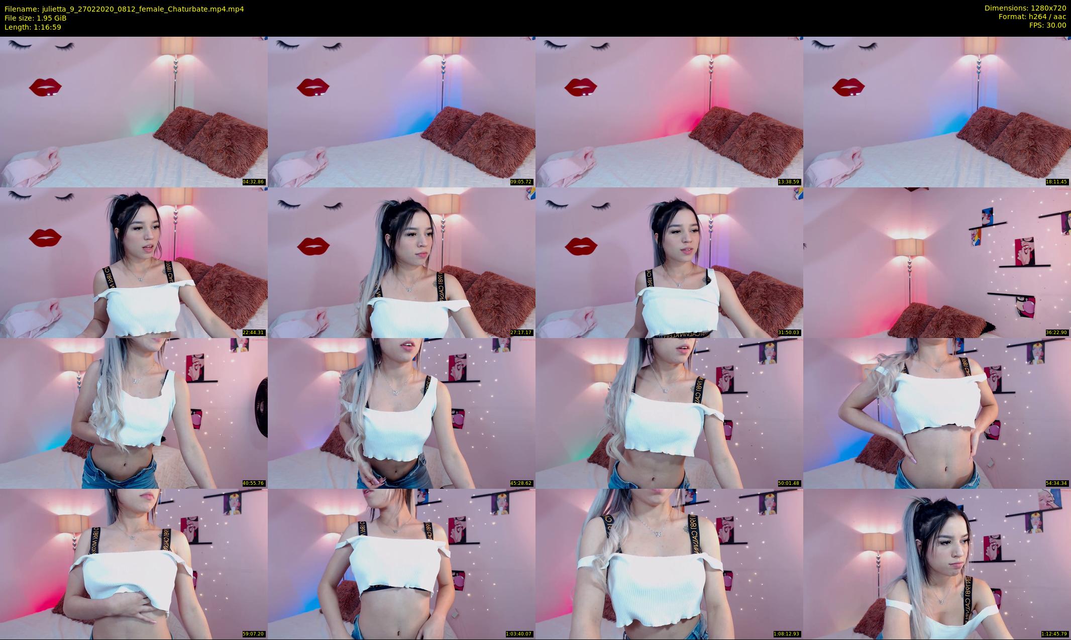 julietta_9 — 77 minute Chaturbate female cam show recording, 720p, Feb 27, 2020