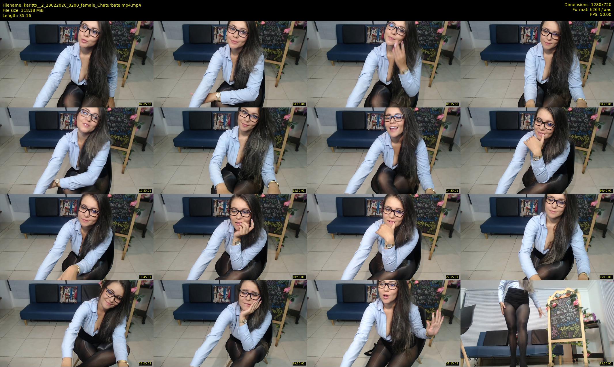 karitto__2 — 36 minute Chaturbate female cam show recording, 720p, Feb 28, 2020