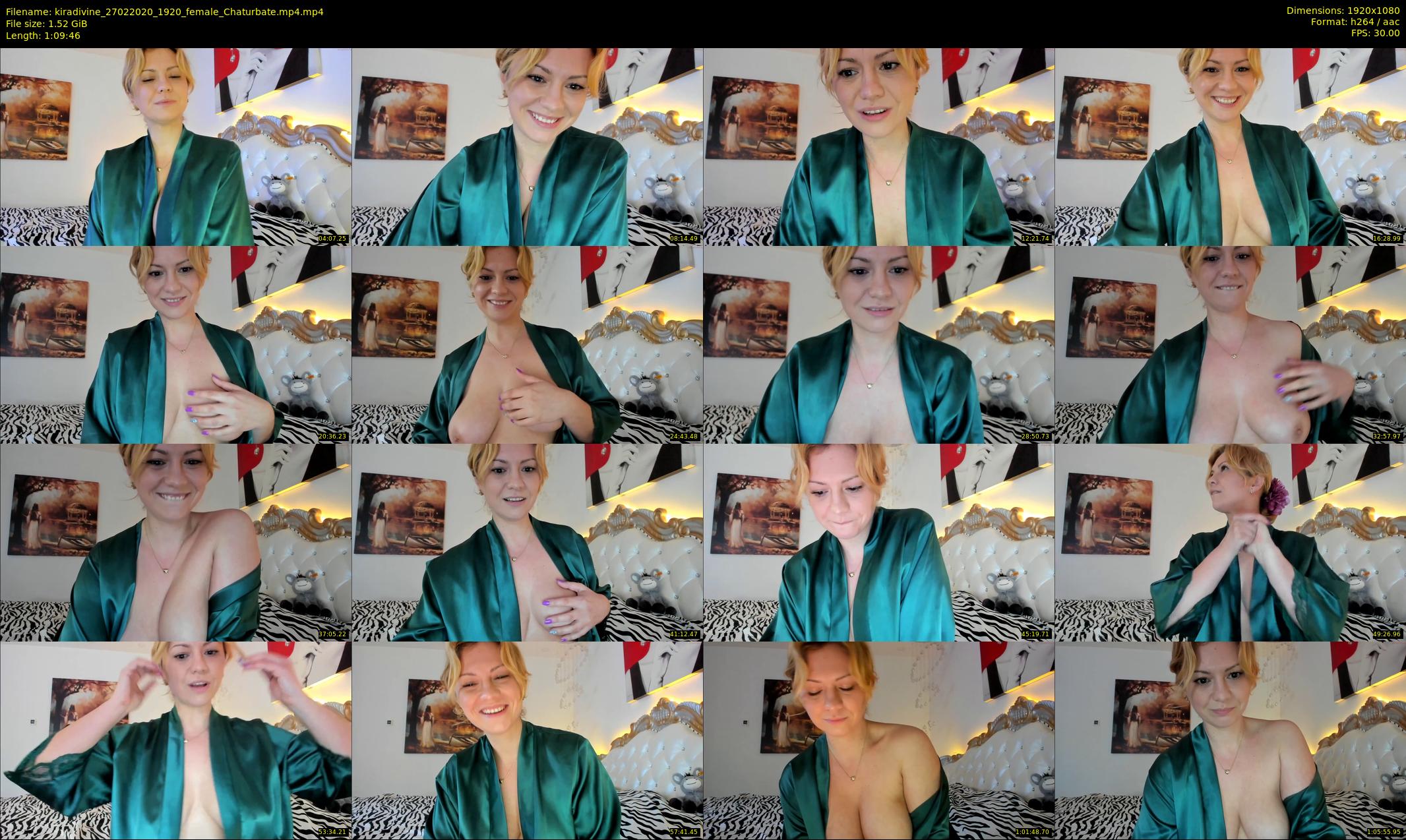kiradivine — 70 minute Chaturbate female cam show recording, 1080p, Feb 27, 2020