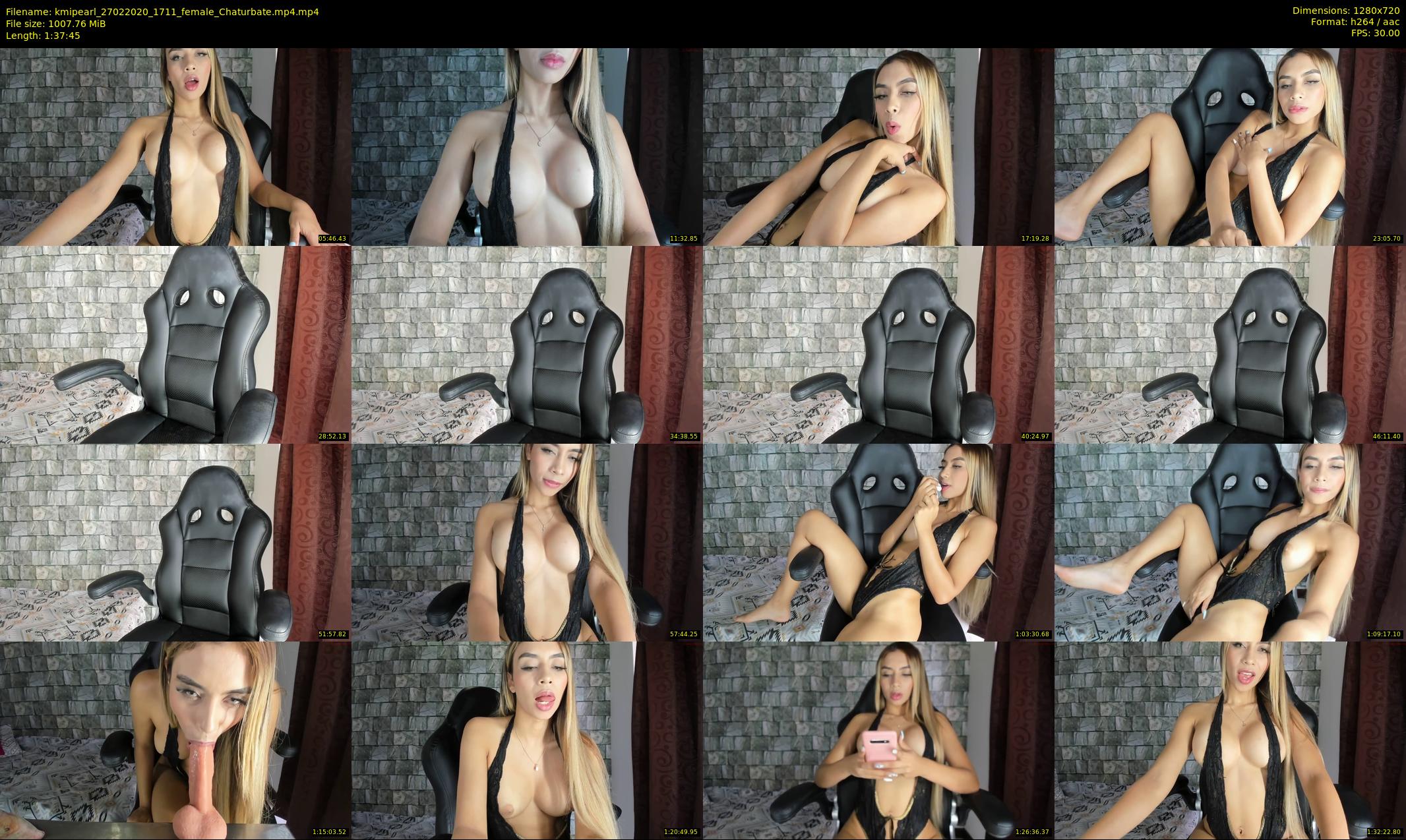 kmipearl — 98 minute Chaturbate female cam show recording, 720p, Feb 27, 2020