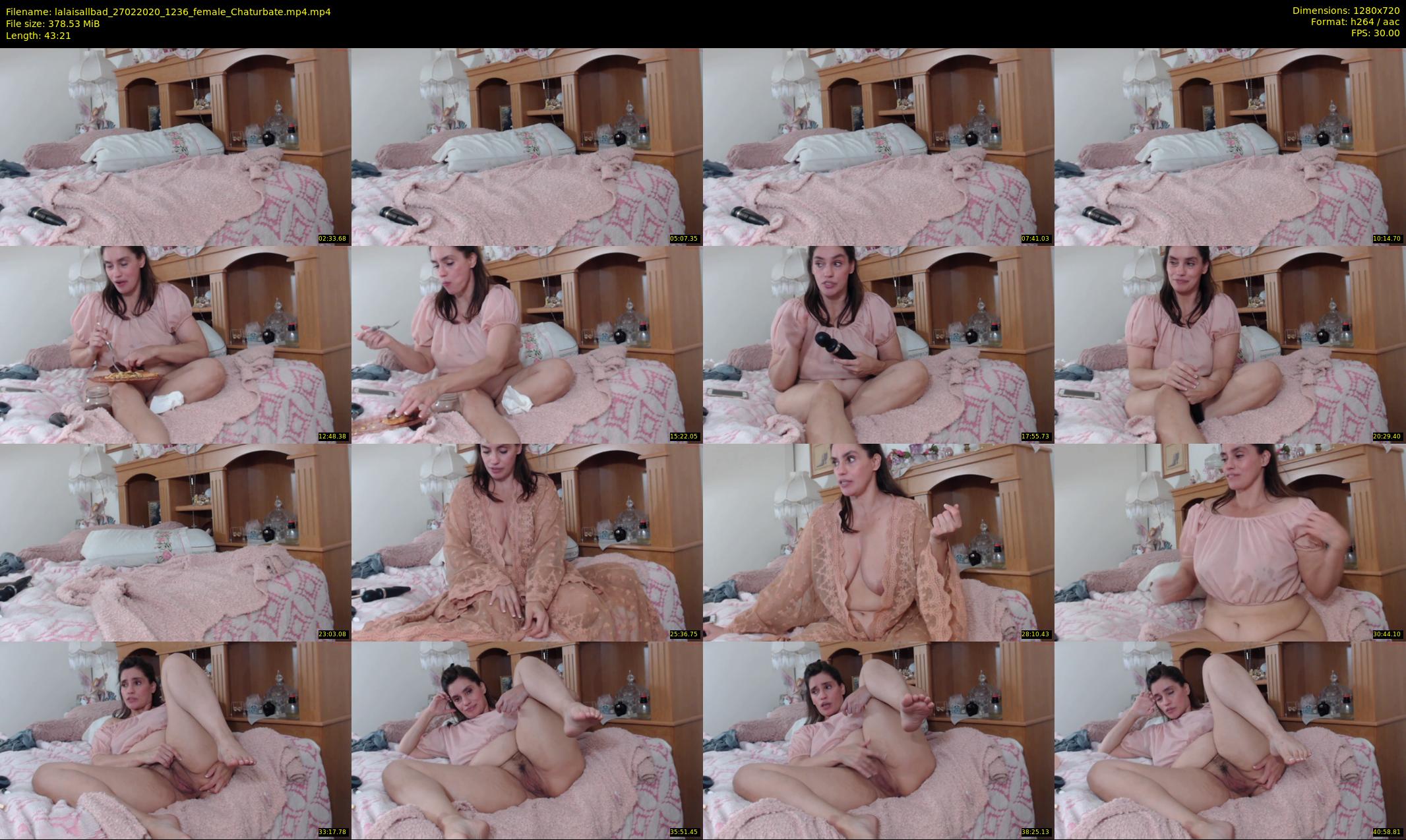 lalaisallbad — 44 minute Chaturbate female cam show recording, 720p, Feb 27, 2020