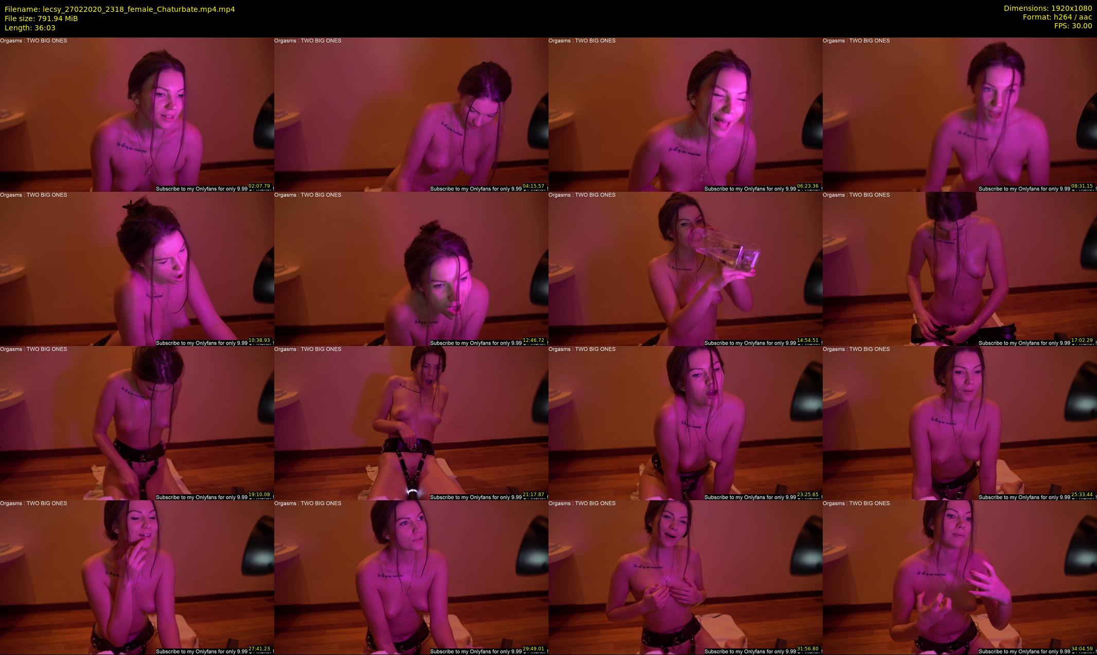 lecsy — 37 minute Chaturbate female cam show recording, 1080p, Feb 27, 2020