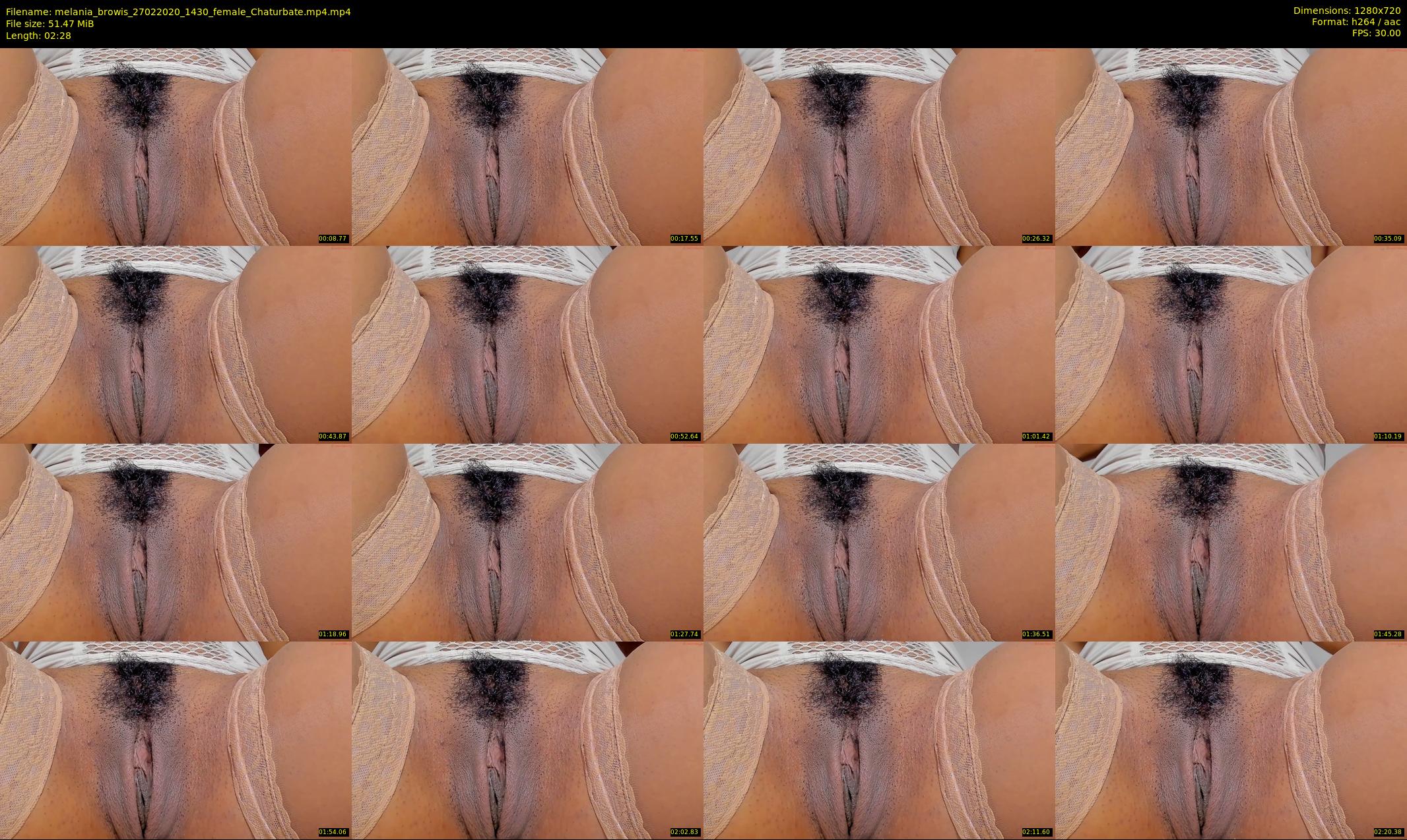 melania_browis — 3 minute Chaturbate female cam show recording, 720p, Feb 27, 2020